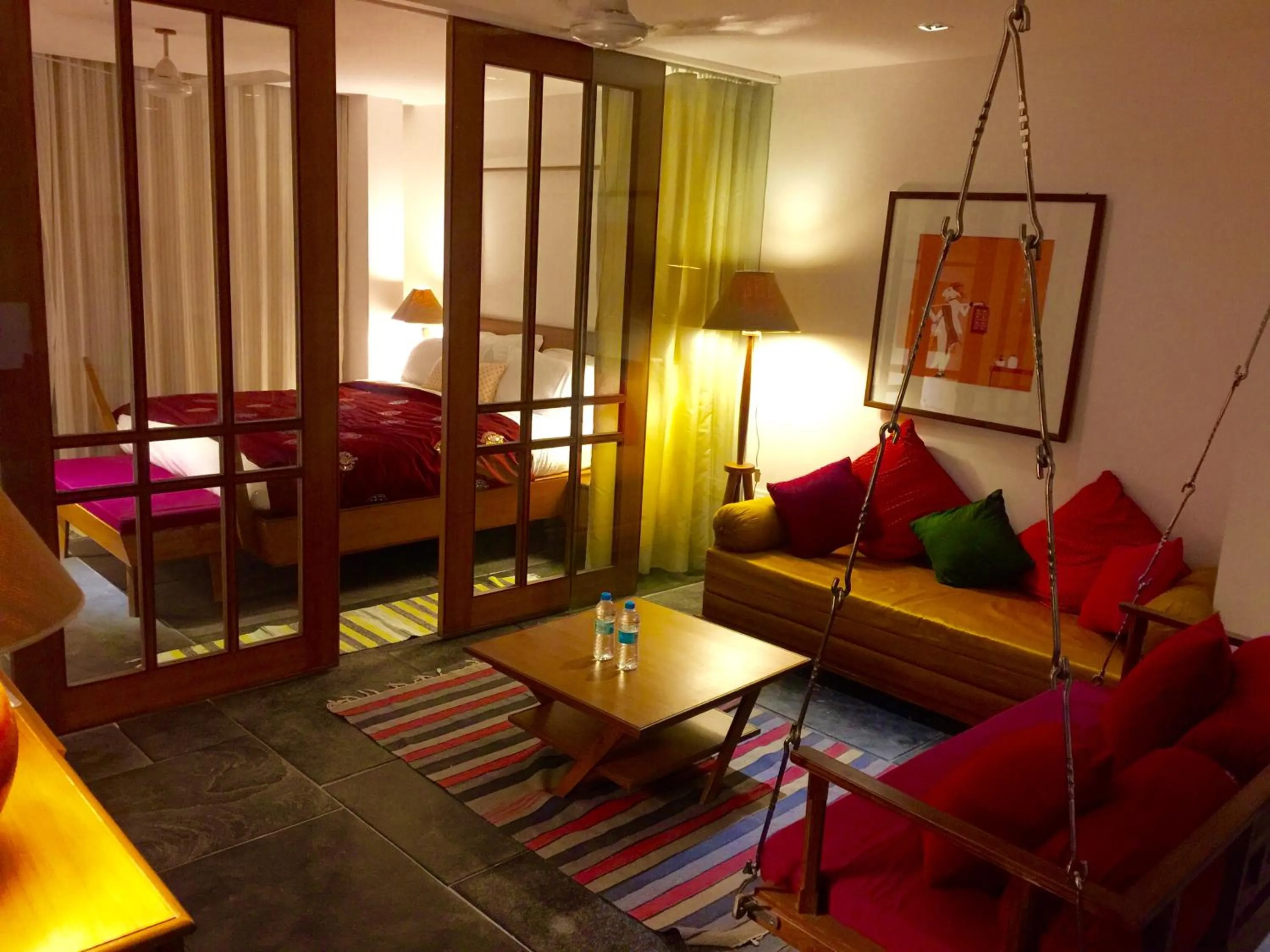 Decorative detail in The Sky Imperial Aarivaa Luxury Stays