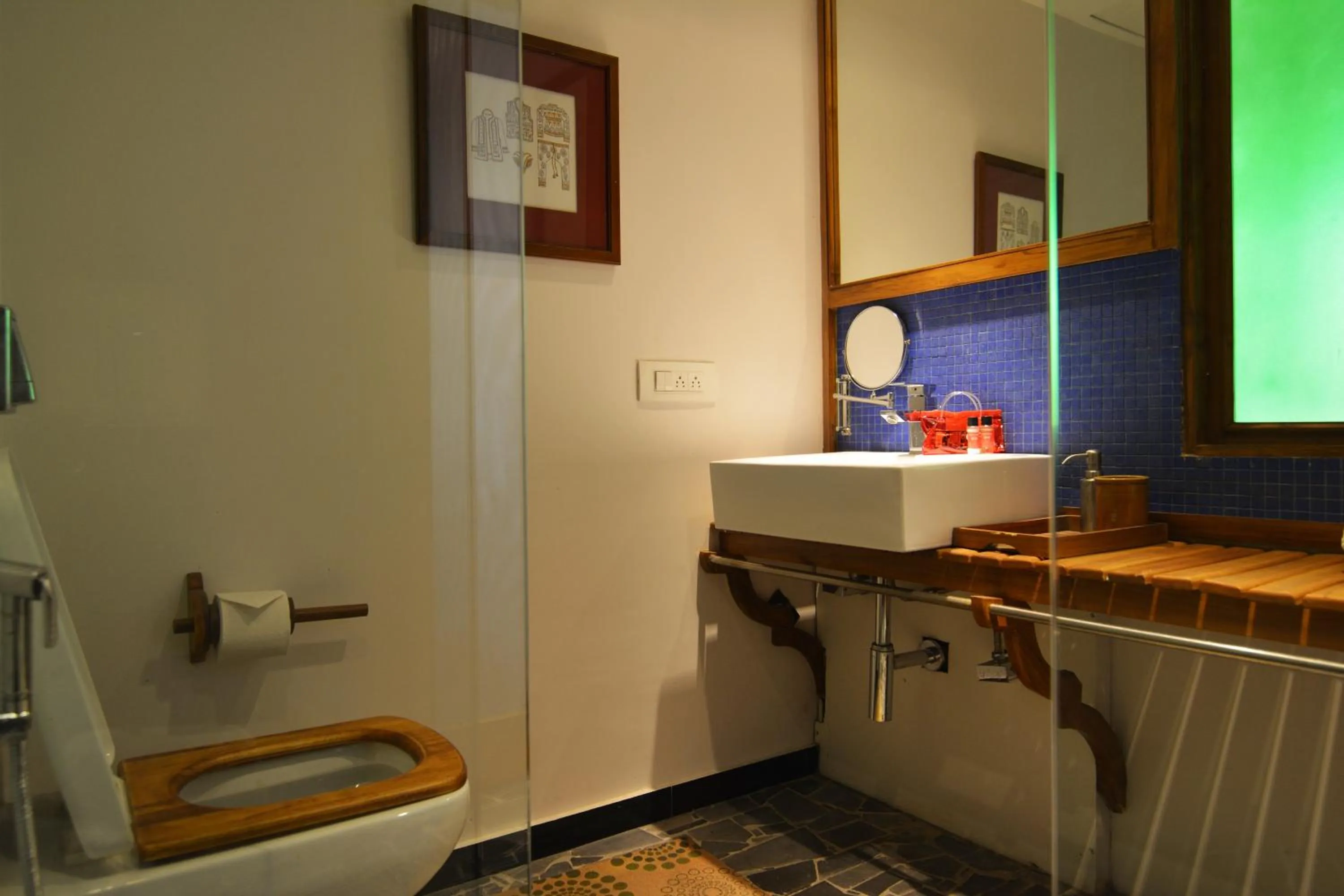 Bathroom in The Sky Imperial Aarivaa Luxury Stays