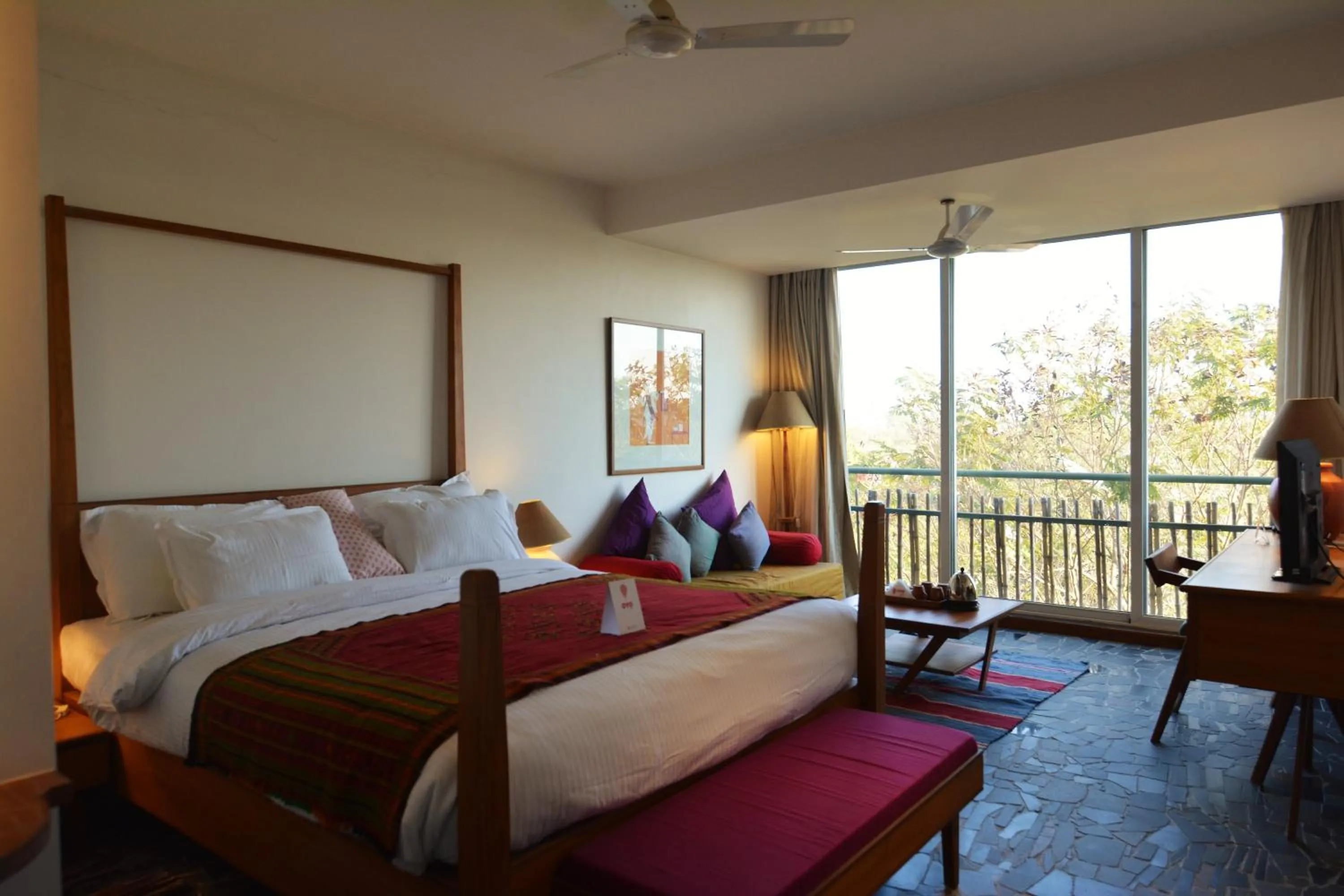 Photo of the whole room, Bed in The Sky Imperial Aarivaa Luxury Stays