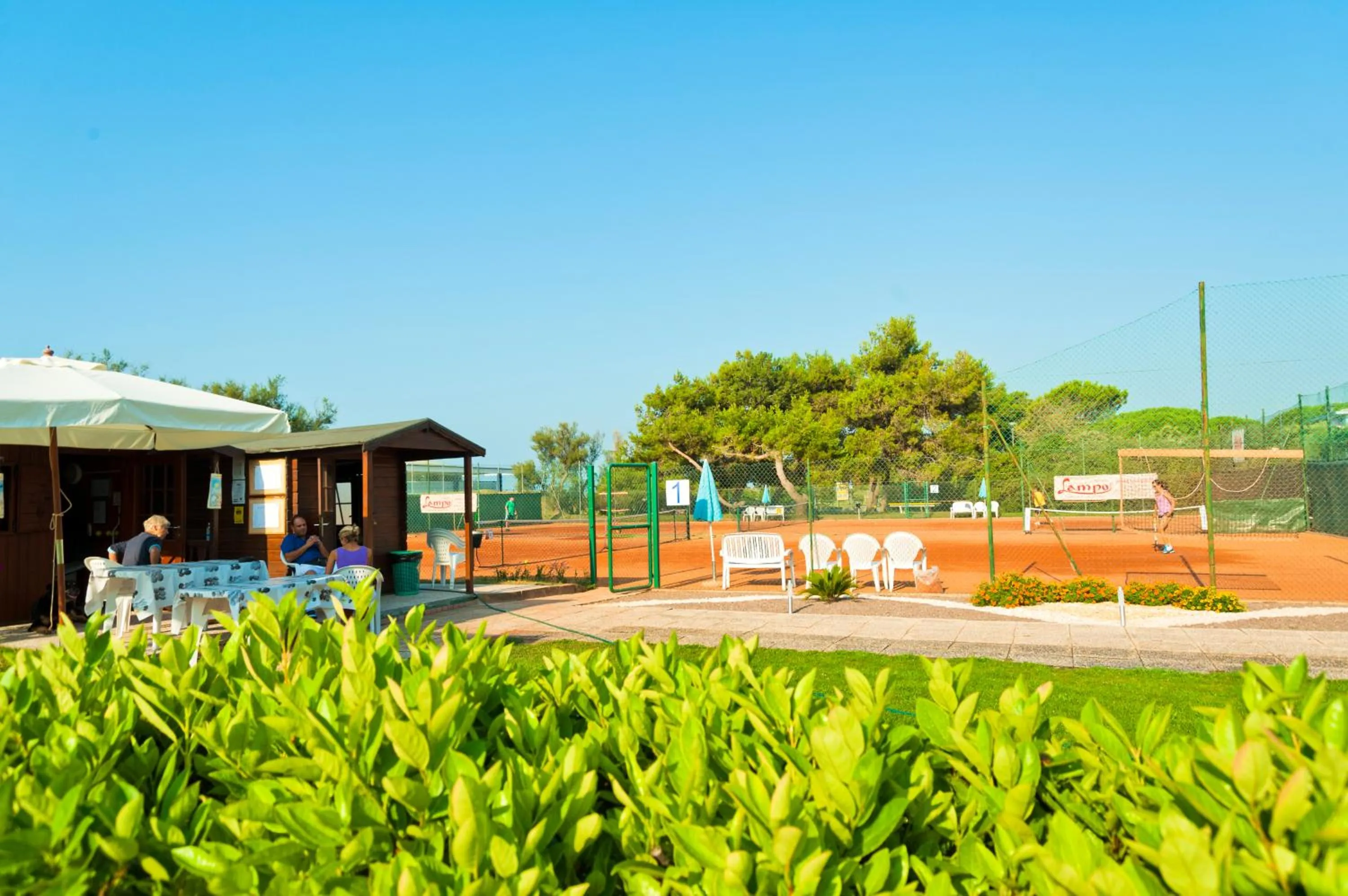 Tennis court in Hotel Las Vegas