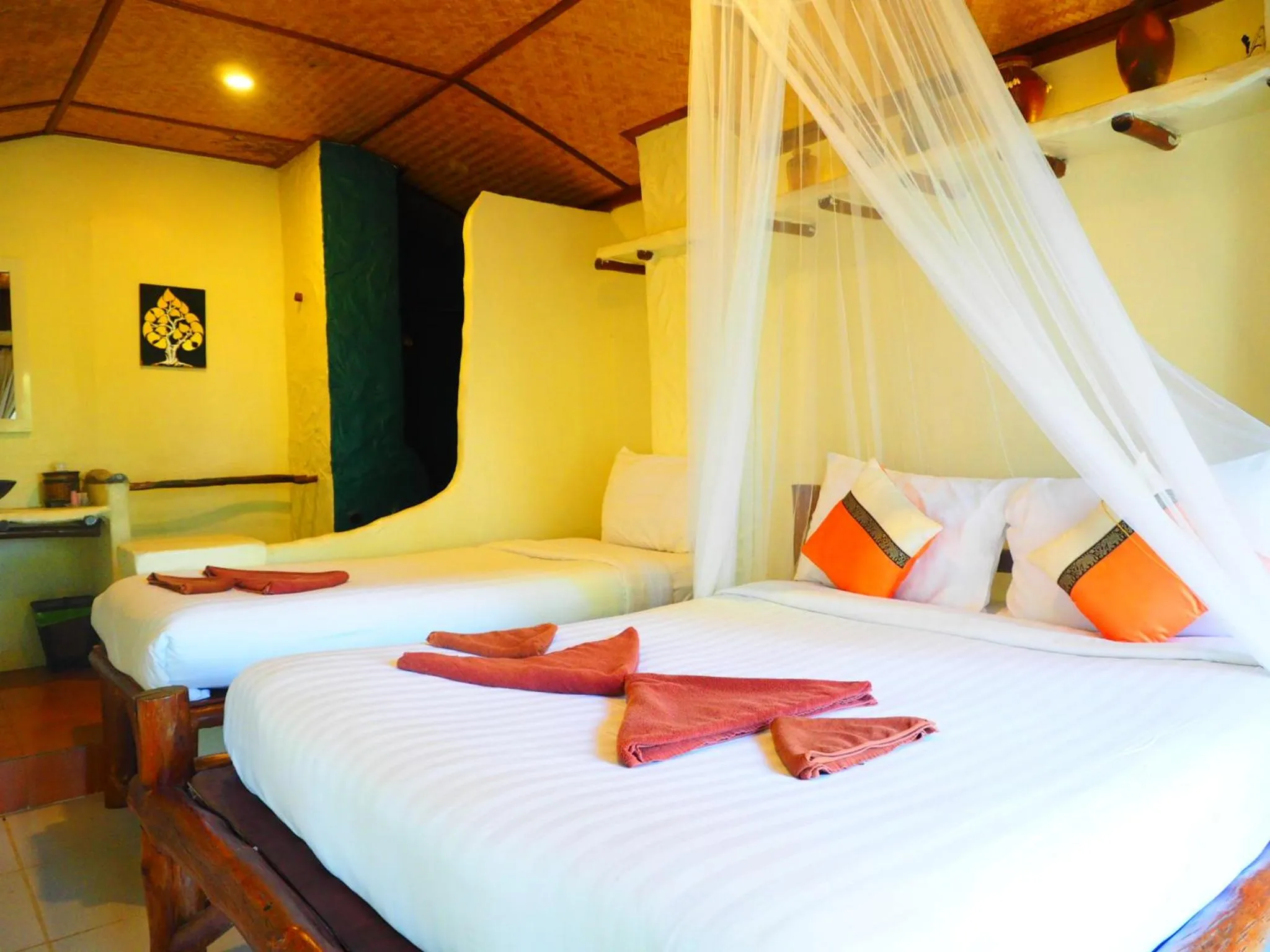 Bed in Bubble Bungalow