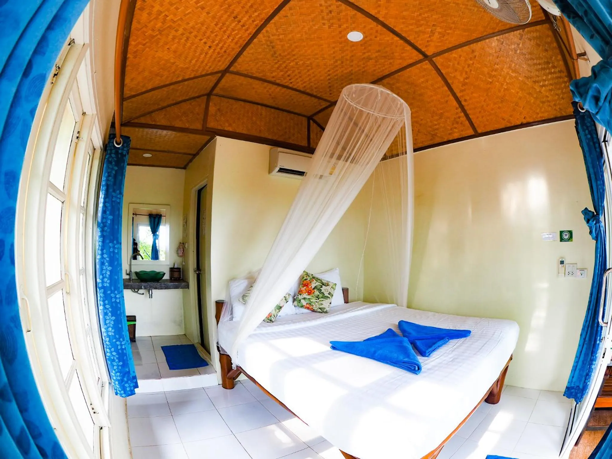 Bed in Bubble Bungalow