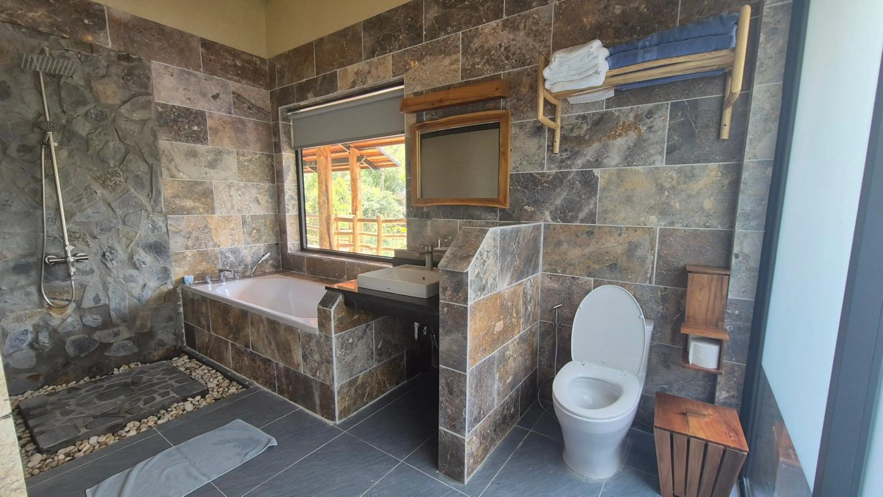 Shower in Valley Village Resort Phu Quoc