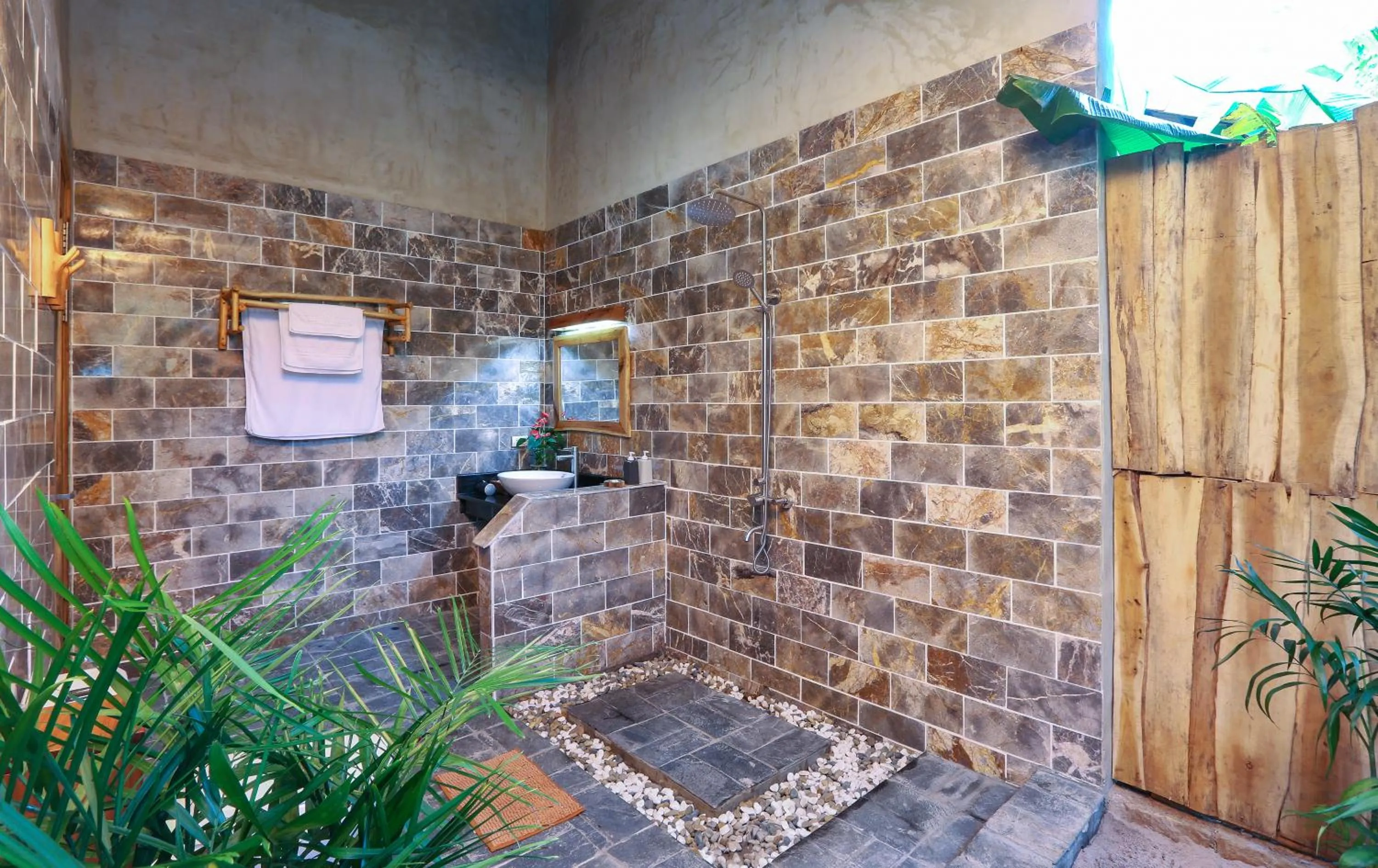 Shower in Valley Village Phu Quoc