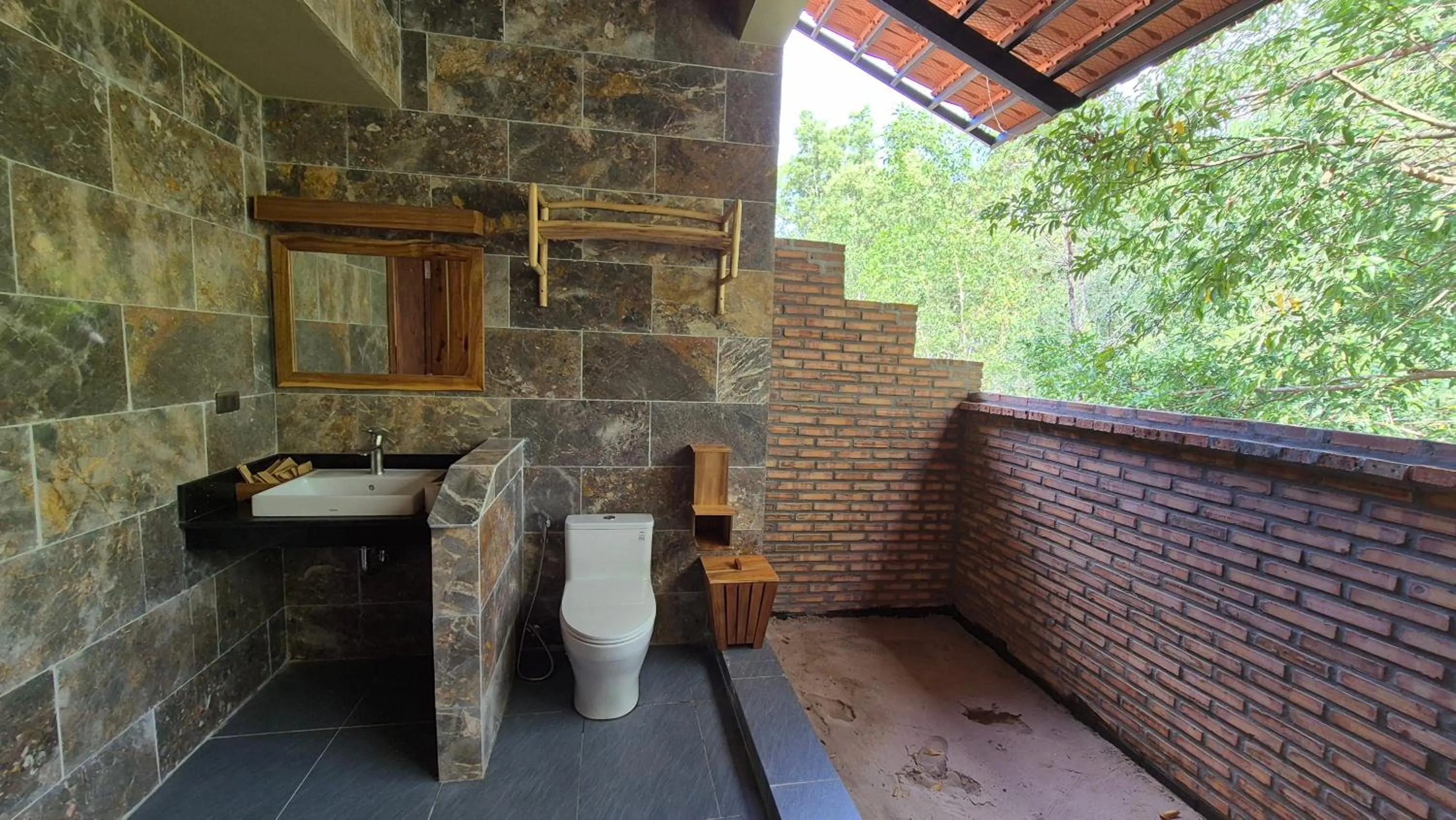 Shower in Valley Village Resort Phu Quoc