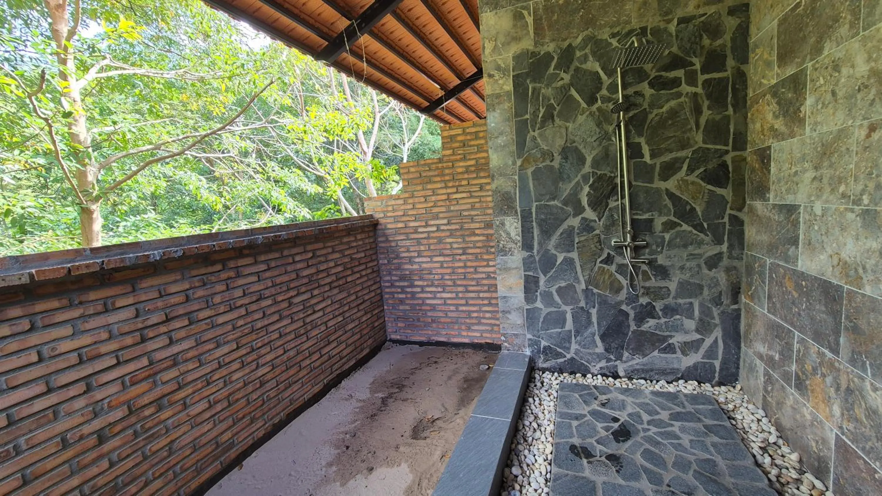 Shower in Valley Village Resort Phu Quoc