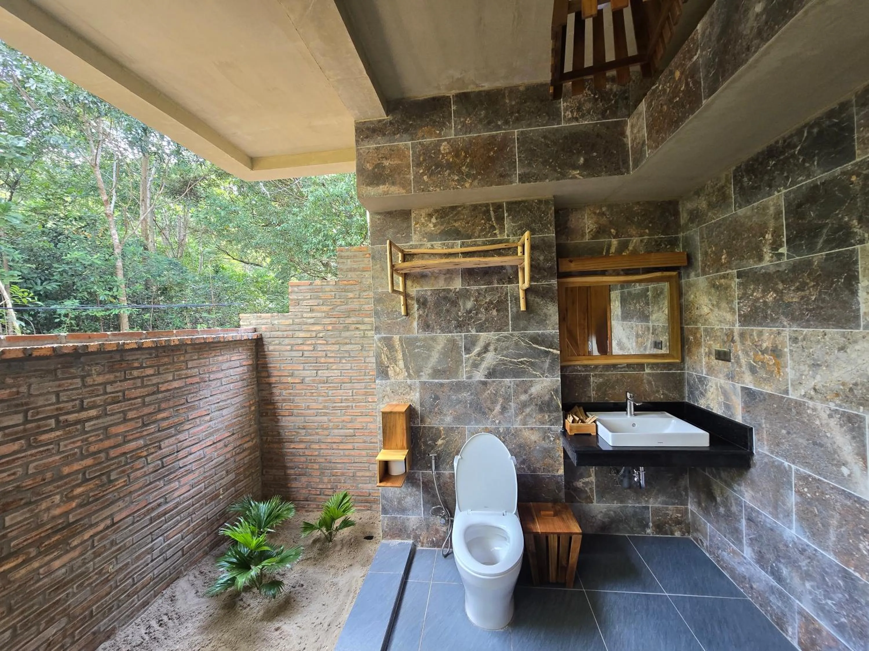 Shower in Valley Village Resort Phu Quoc