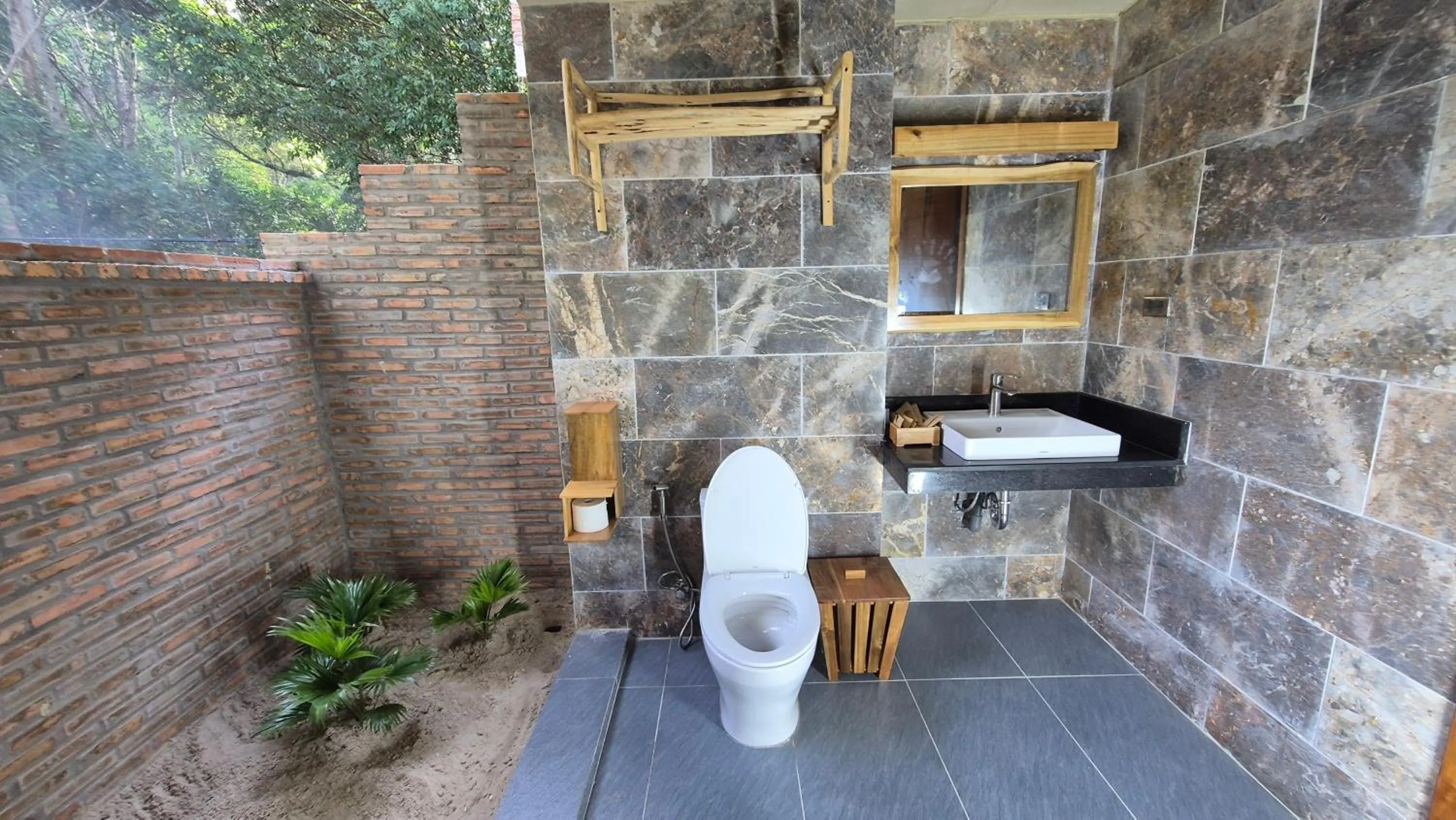 Shower in Valley Village Resort Phu Quoc