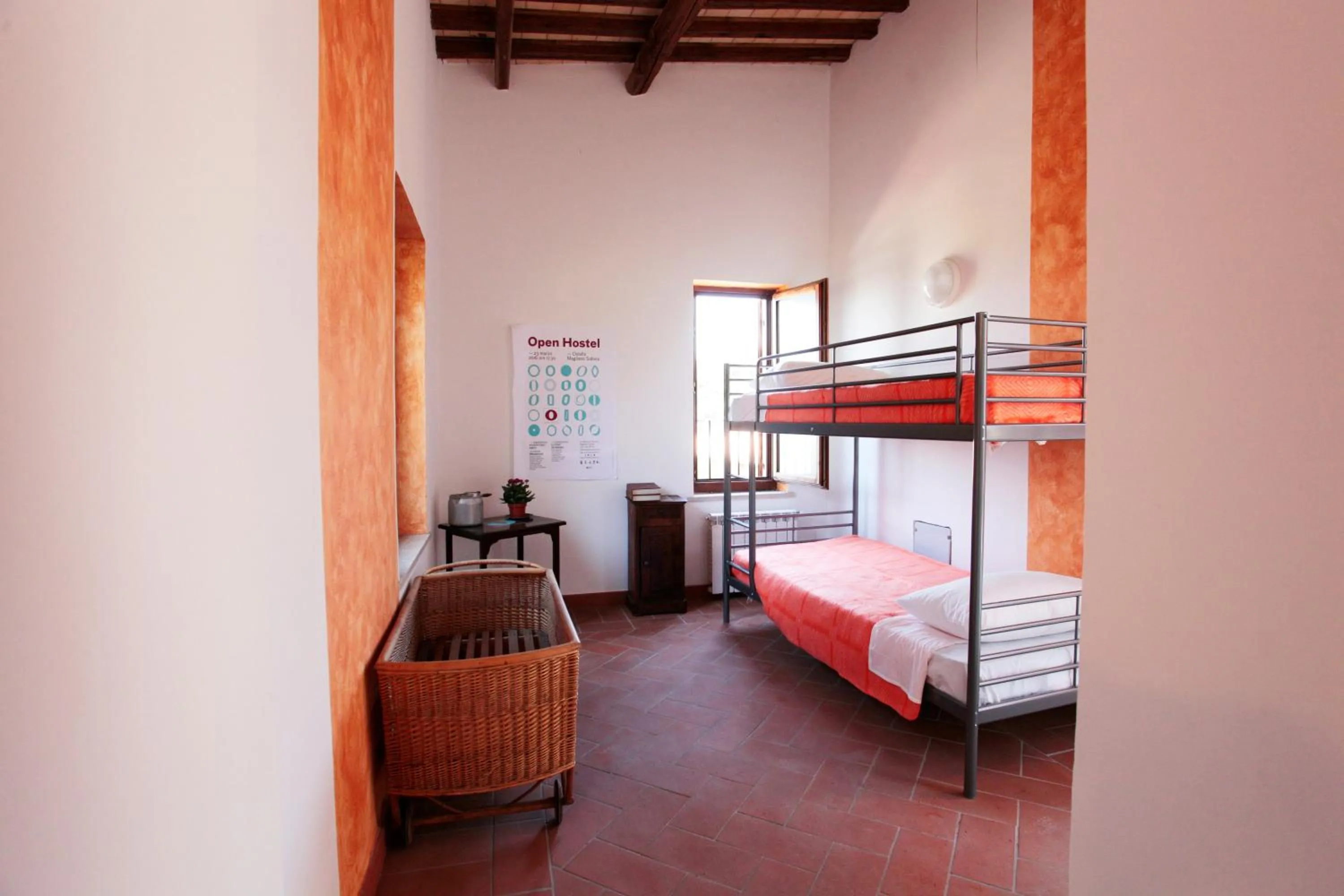 Bed in ecOstello Magliano Sabina