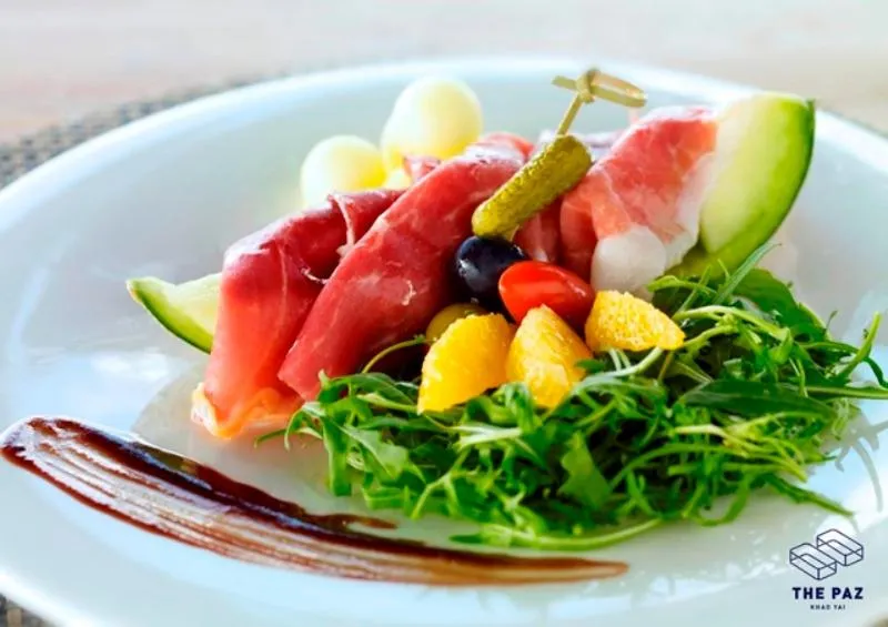 Food close-up in The Paz Resort Khao Yai