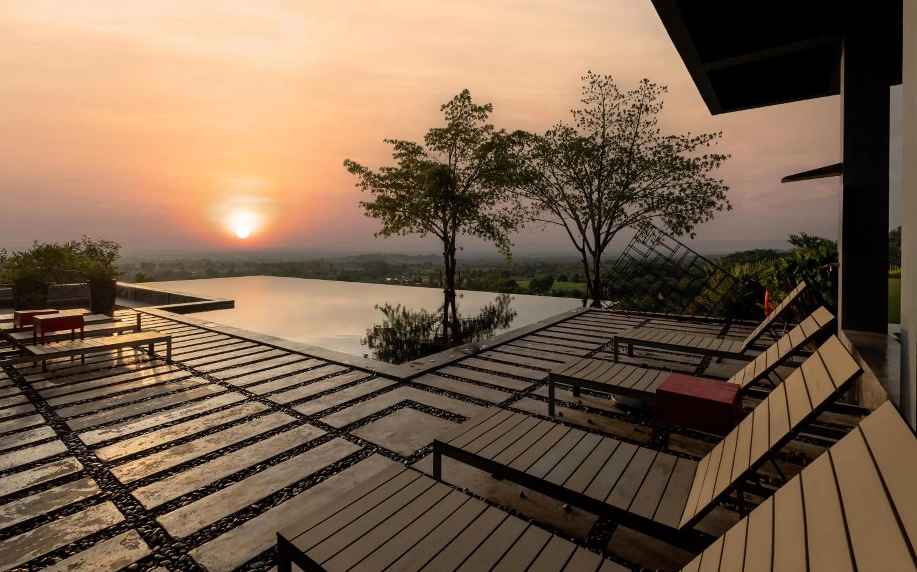 Swimming pool in The Paz Resort Khao Yai