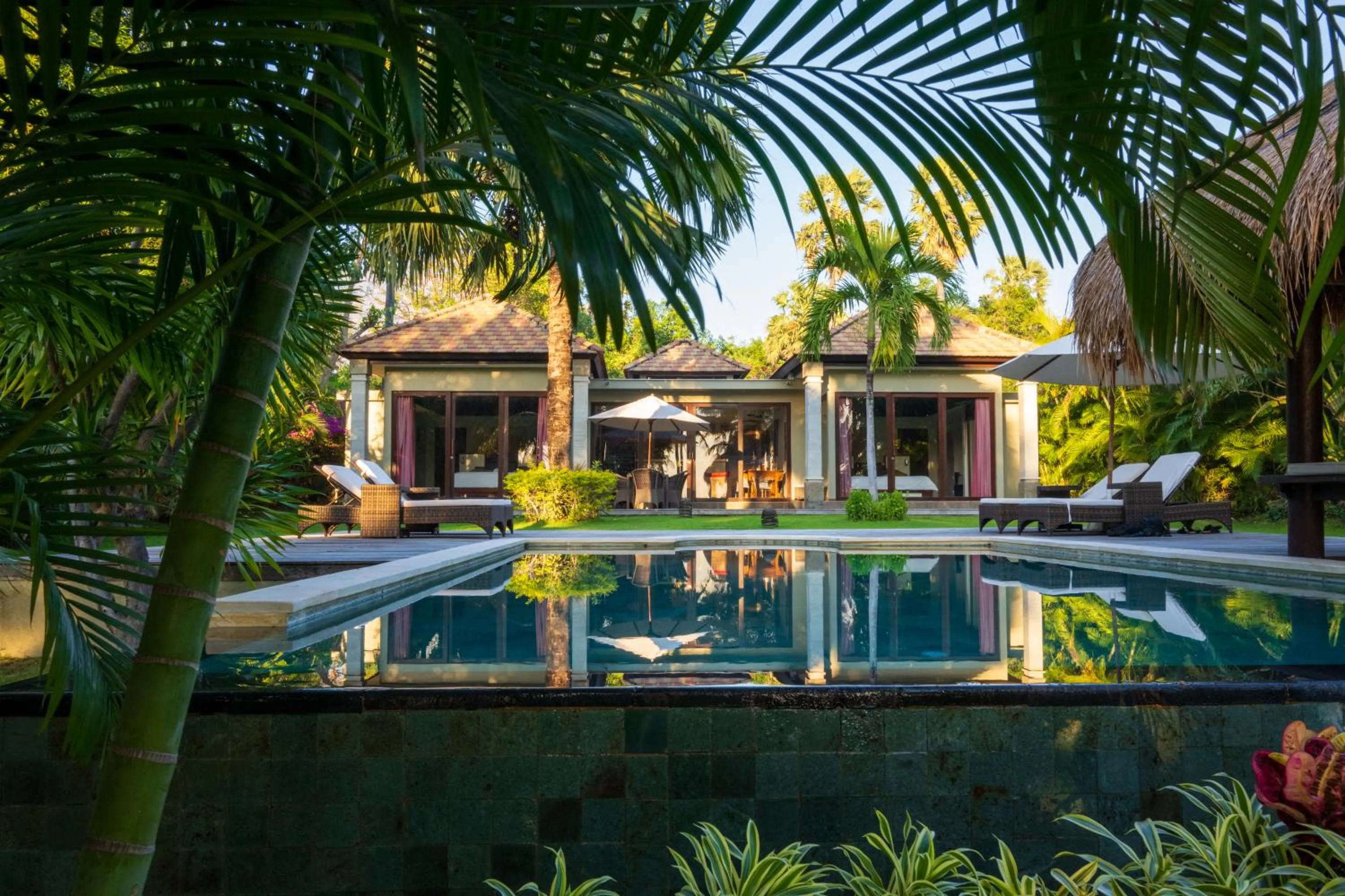 Property building in Relax Bali Dive & SPA ocean front resort