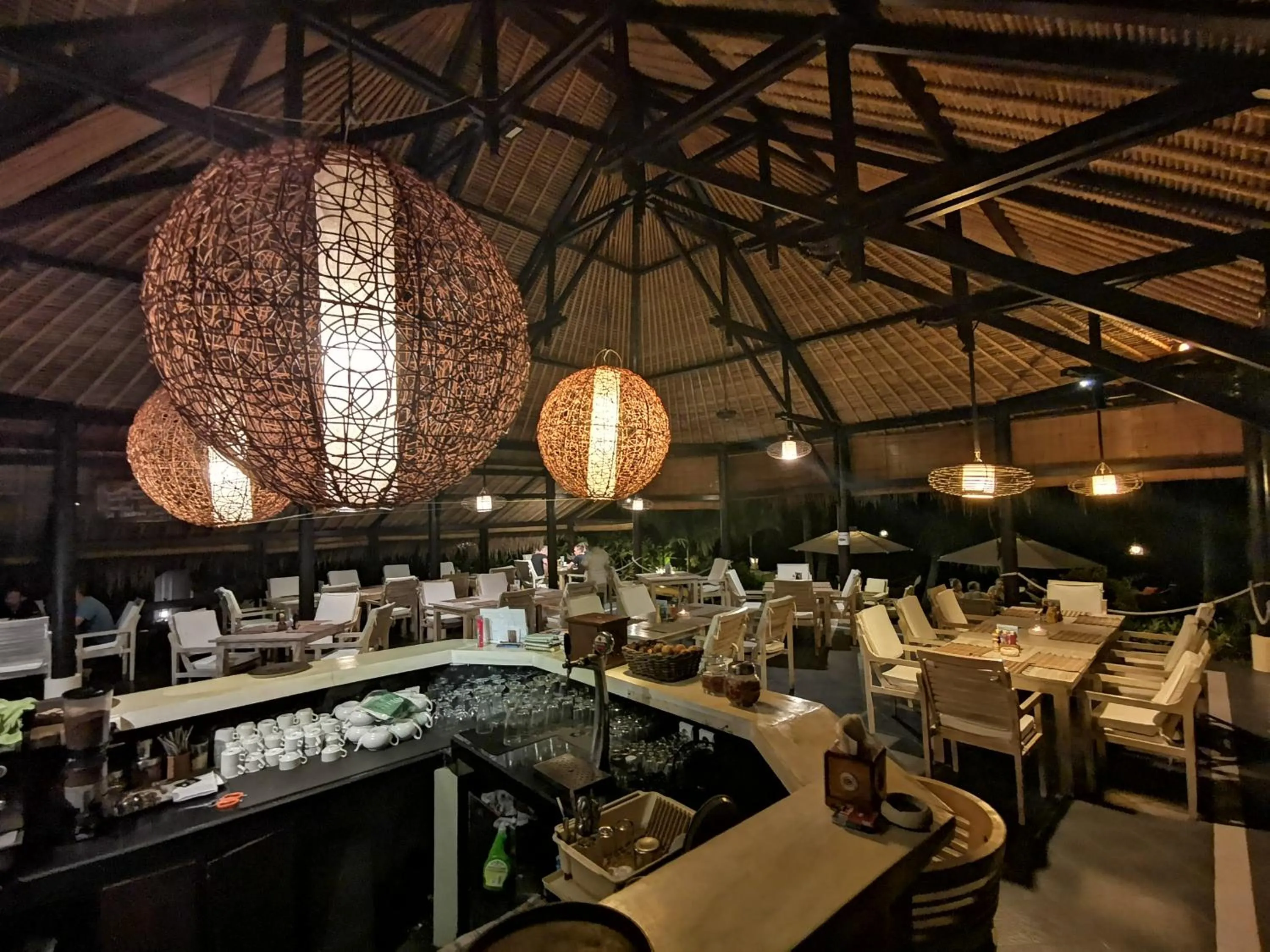 Restaurant/places to eat in Relax Bali Dive & SPA ocean front resort