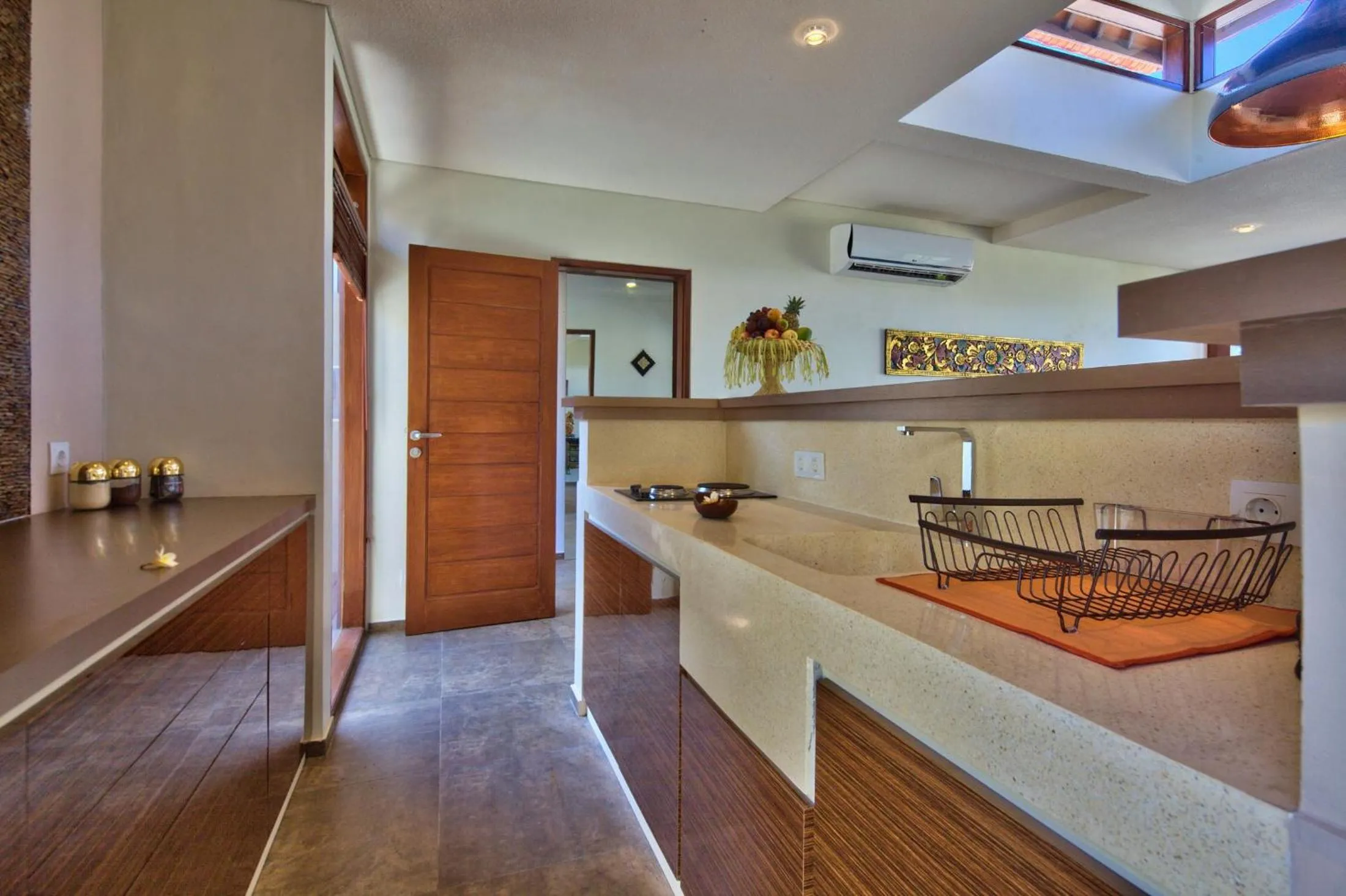 Kitchen or kitchenette in Relax Bali Dive & SPA ocean front resort