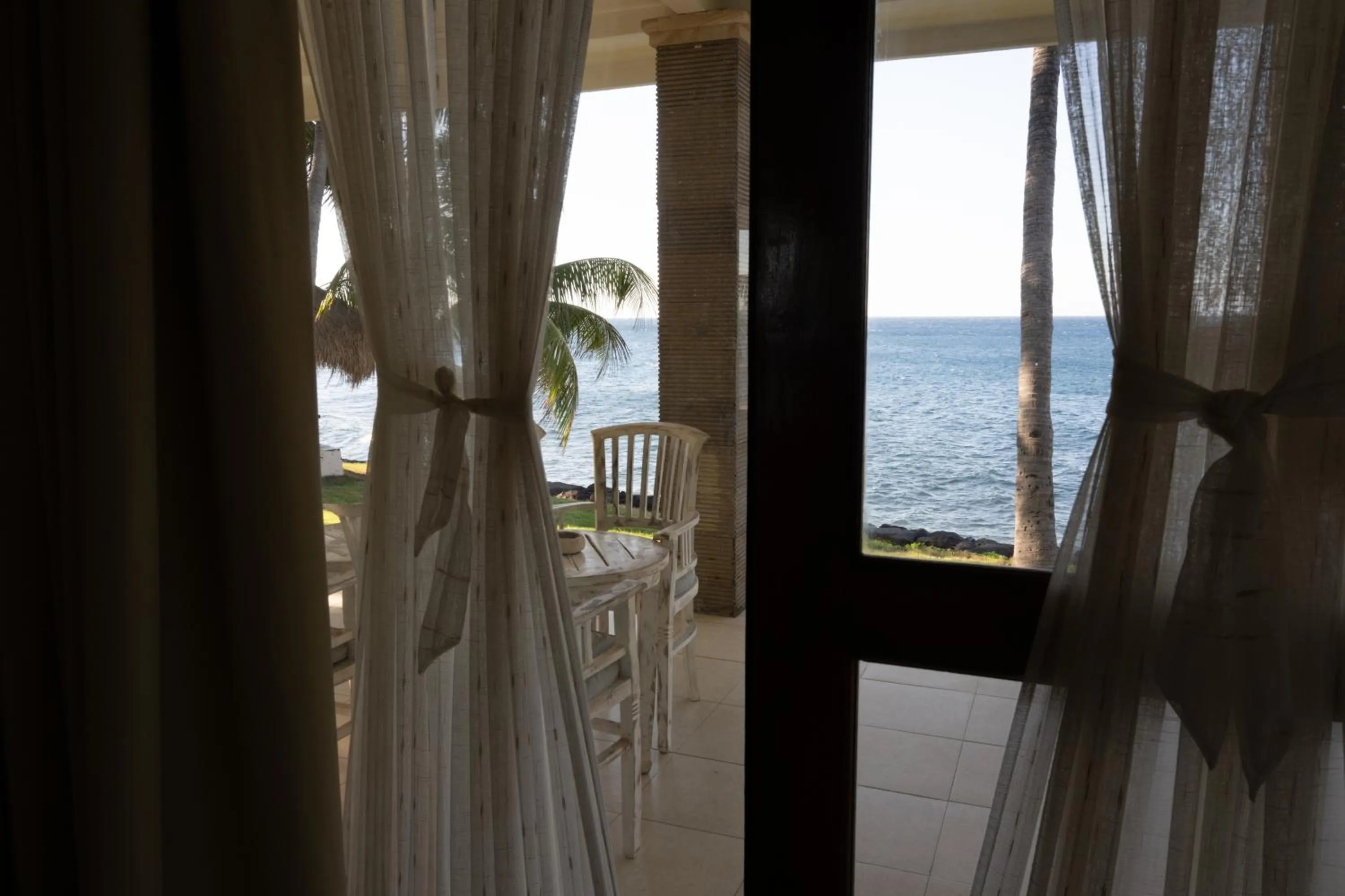 Balcony/Terrace in Relax Bali Dive & SPA ocean front resort