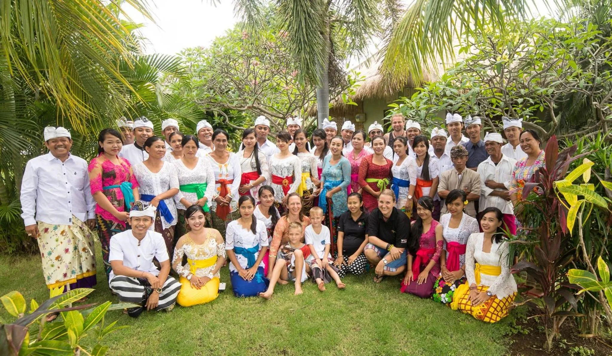 Staff in Relax Bali Dive & SPA ocean front resort