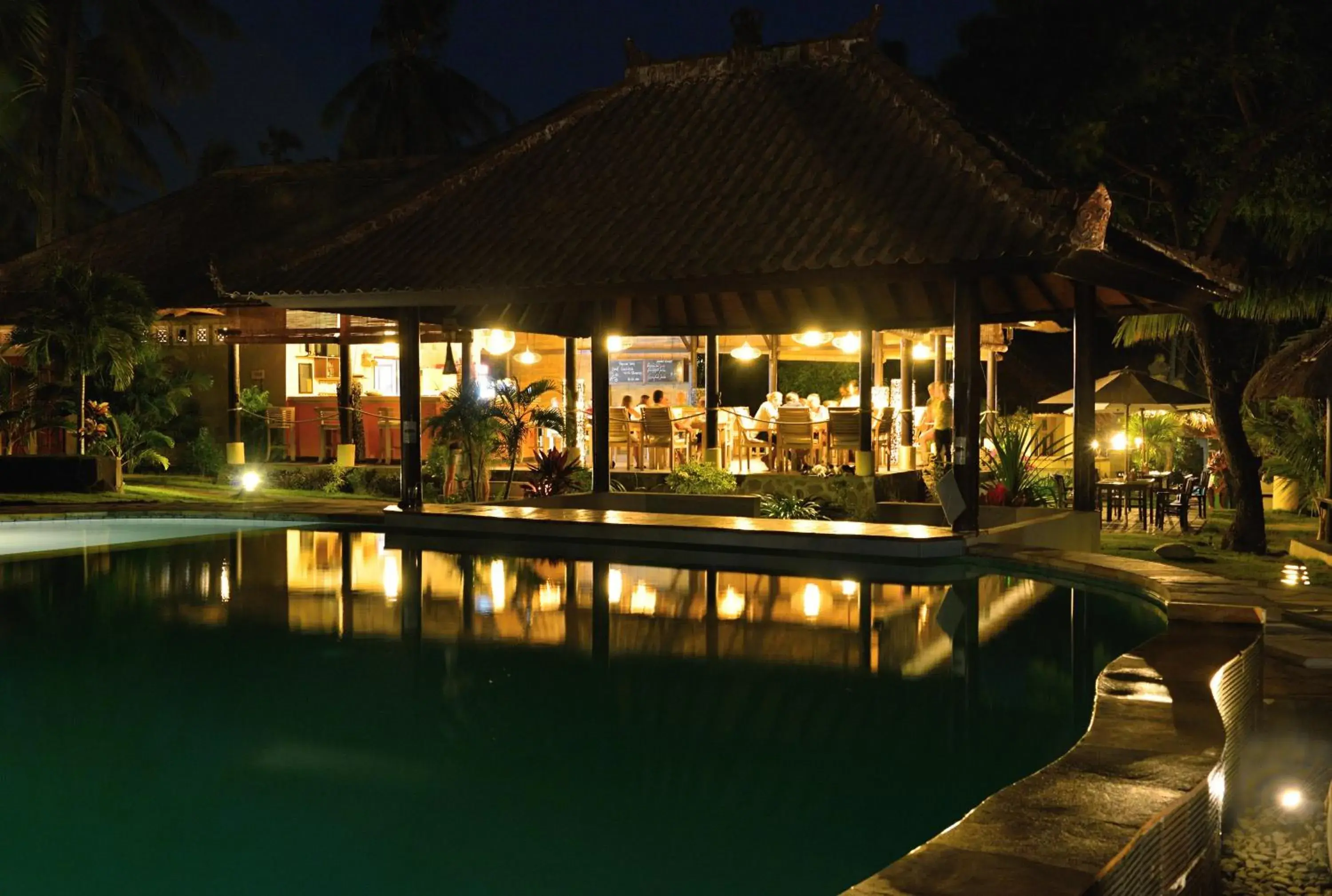 Restaurant/places to eat in Relax Bali Resort, Diving & SPA, ocean front Restaurant/places to eat in Relax Bali Resort, Diving & SPA, ocean front