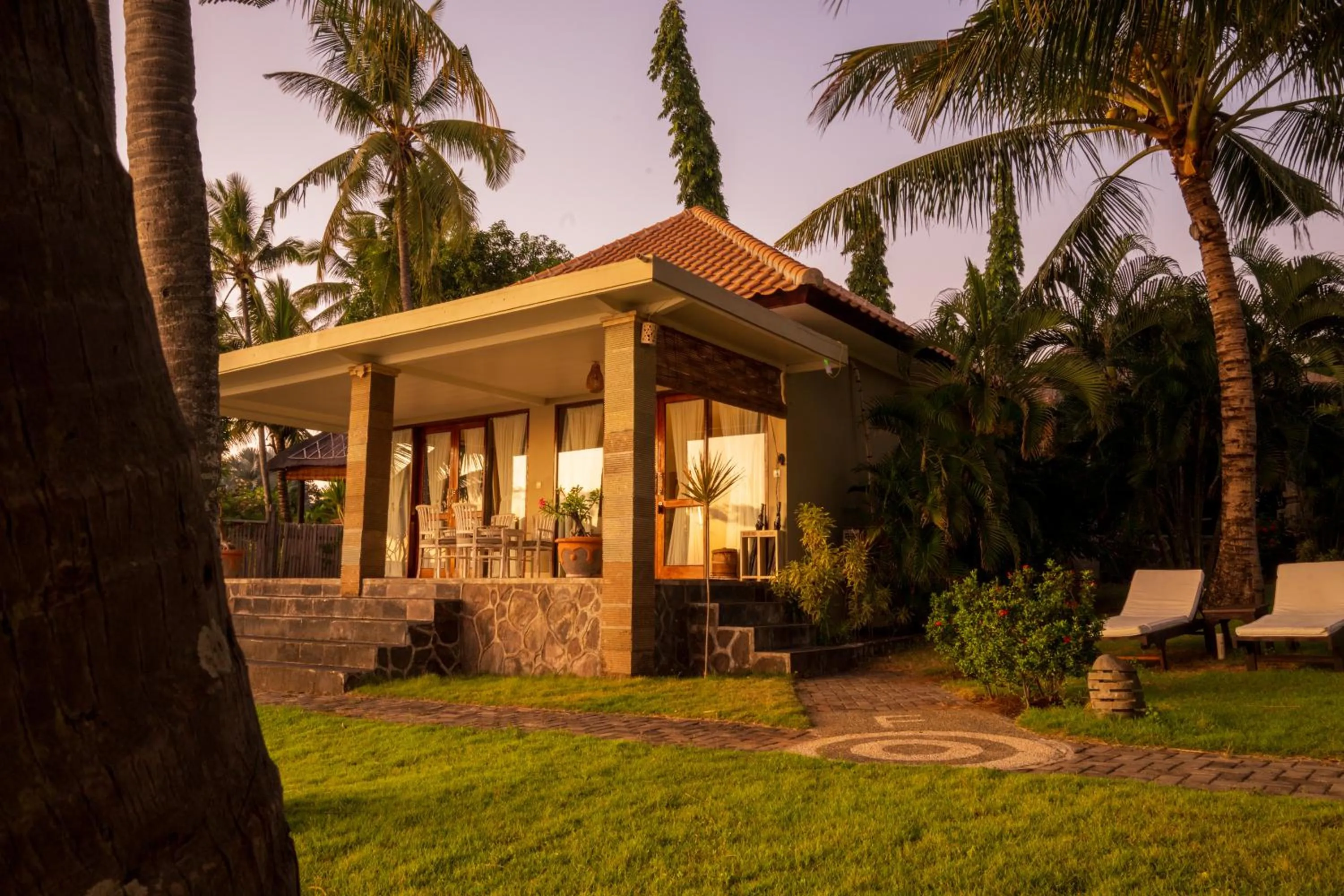 Property building in Relax Bali Dive & SPA ocean front resort