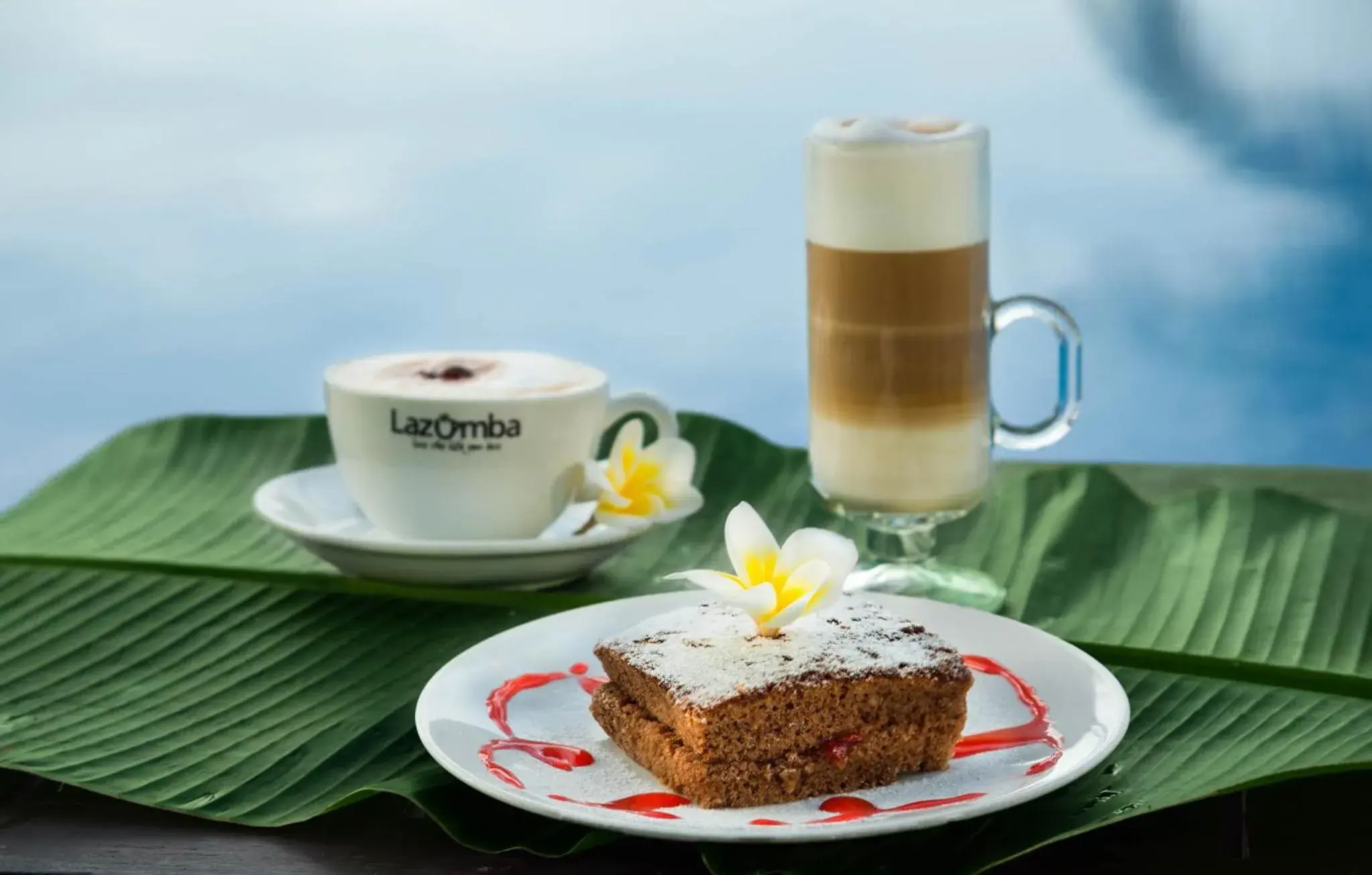 Breakfast in Relax Bali Resort, Diving & SPA, ocean front Breakfast in Relax Bali Resort, Diving & SPA, ocean front