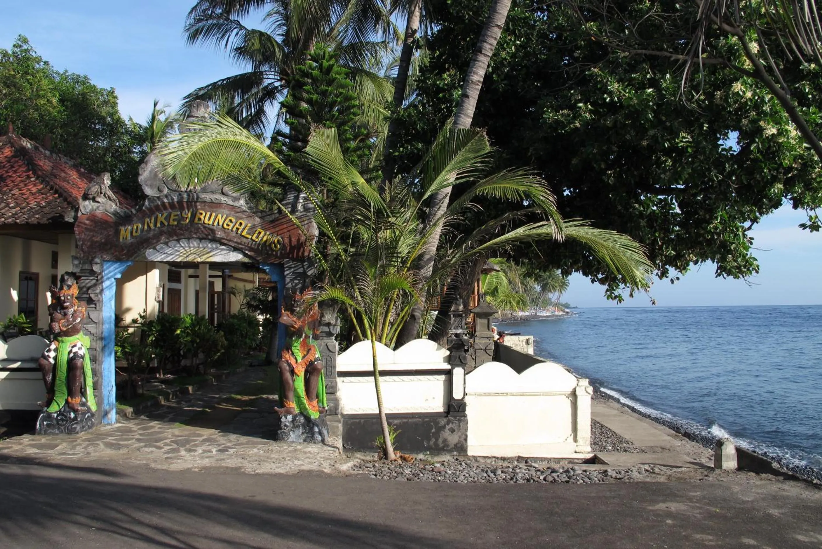 Sea view in Relax Bali Dive & SPA ocean front resort
