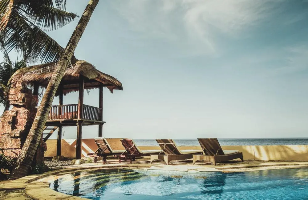 Sea view in Relax Bali Dive & SPA ocean front resort