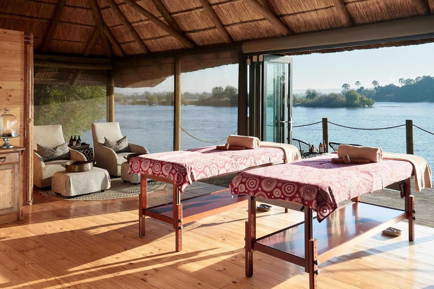 Spa and wellness centre/facilities in Victoria Falls River Lodge