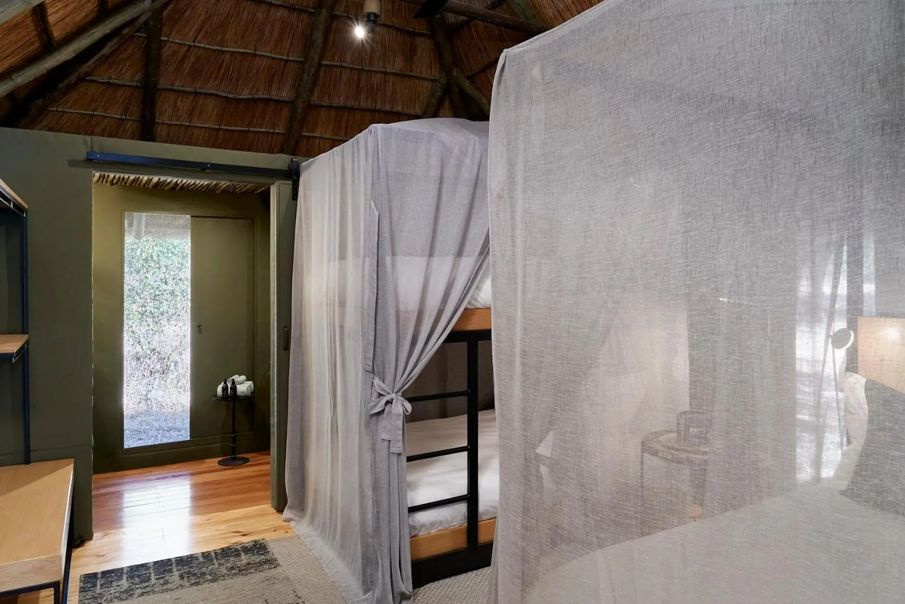 River view, Bed in Victoria Falls River Lodge
