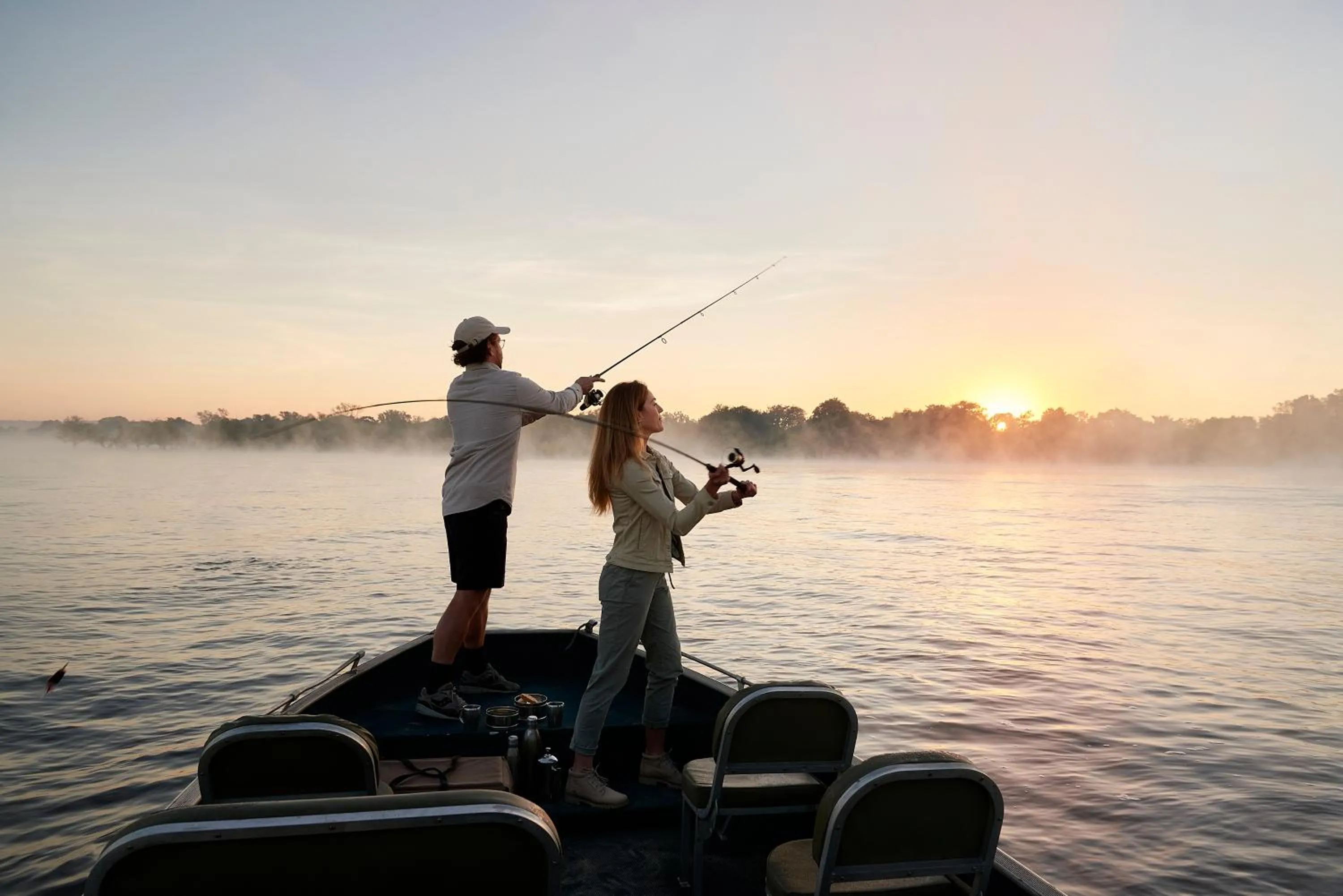 Fishing in Victoria Falls River Lodge