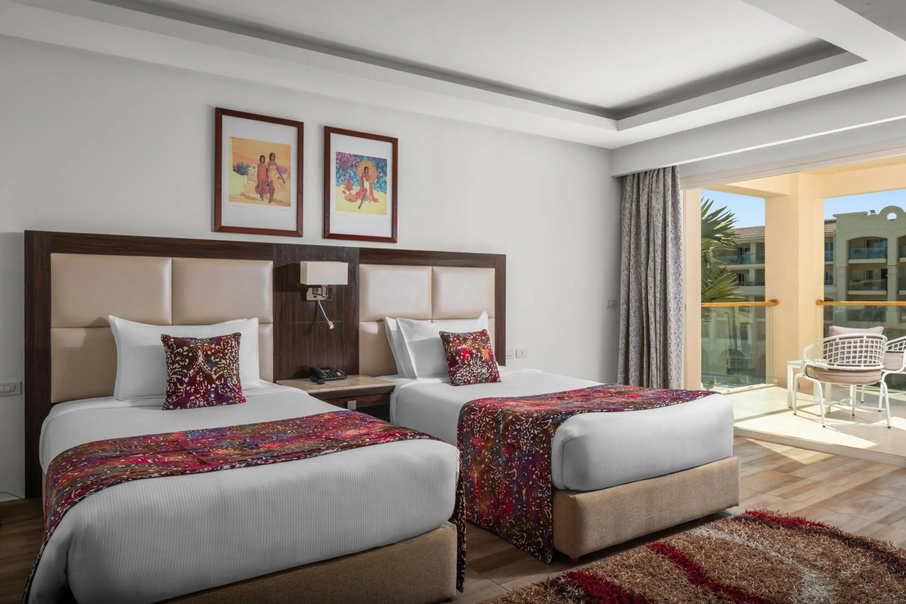 Bed in Pickalbatros White Beach Resort - Hurghada