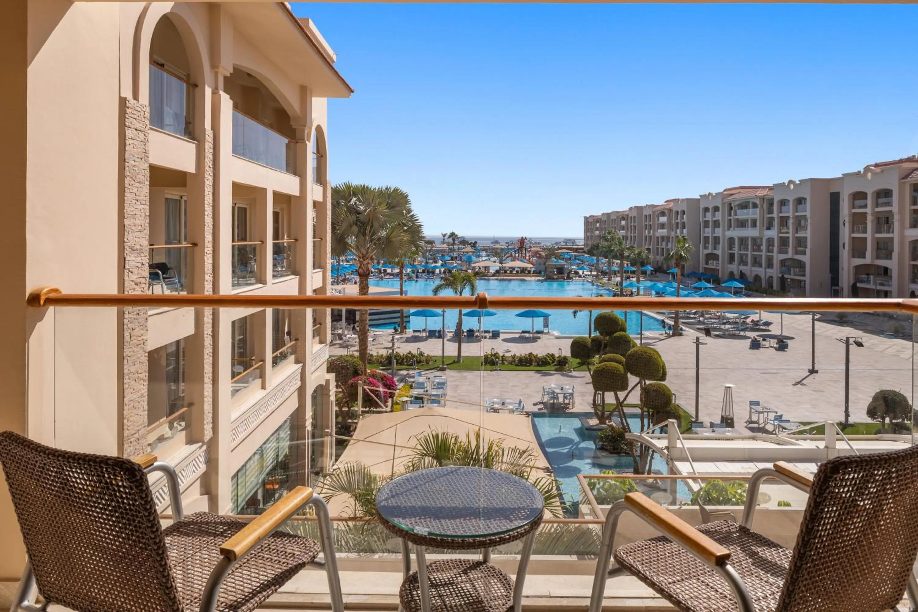 Balcony/Terrace in Pickalbatros White Beach Resort - Hurghada