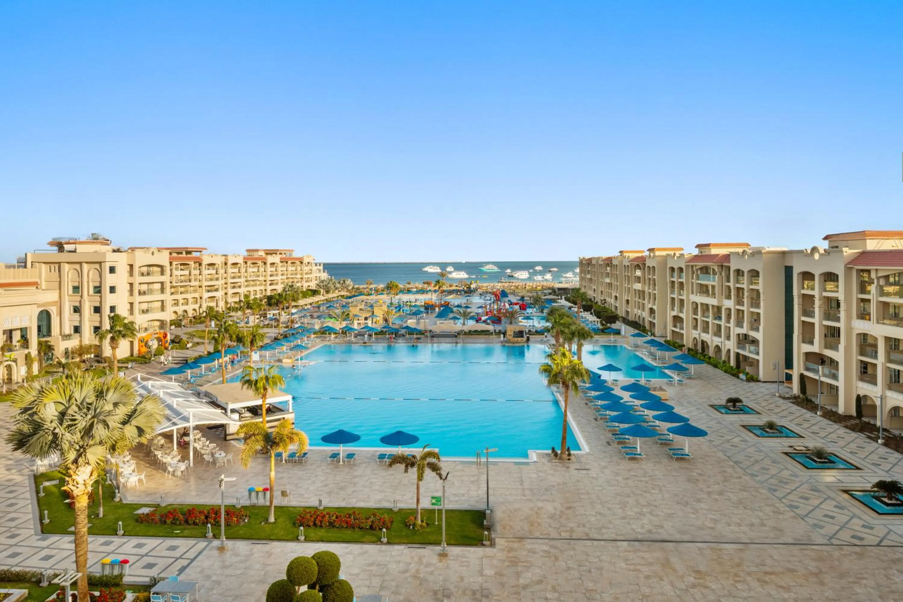 Bird's eye view in Pickalbatros White Beach Resort - Hurghada