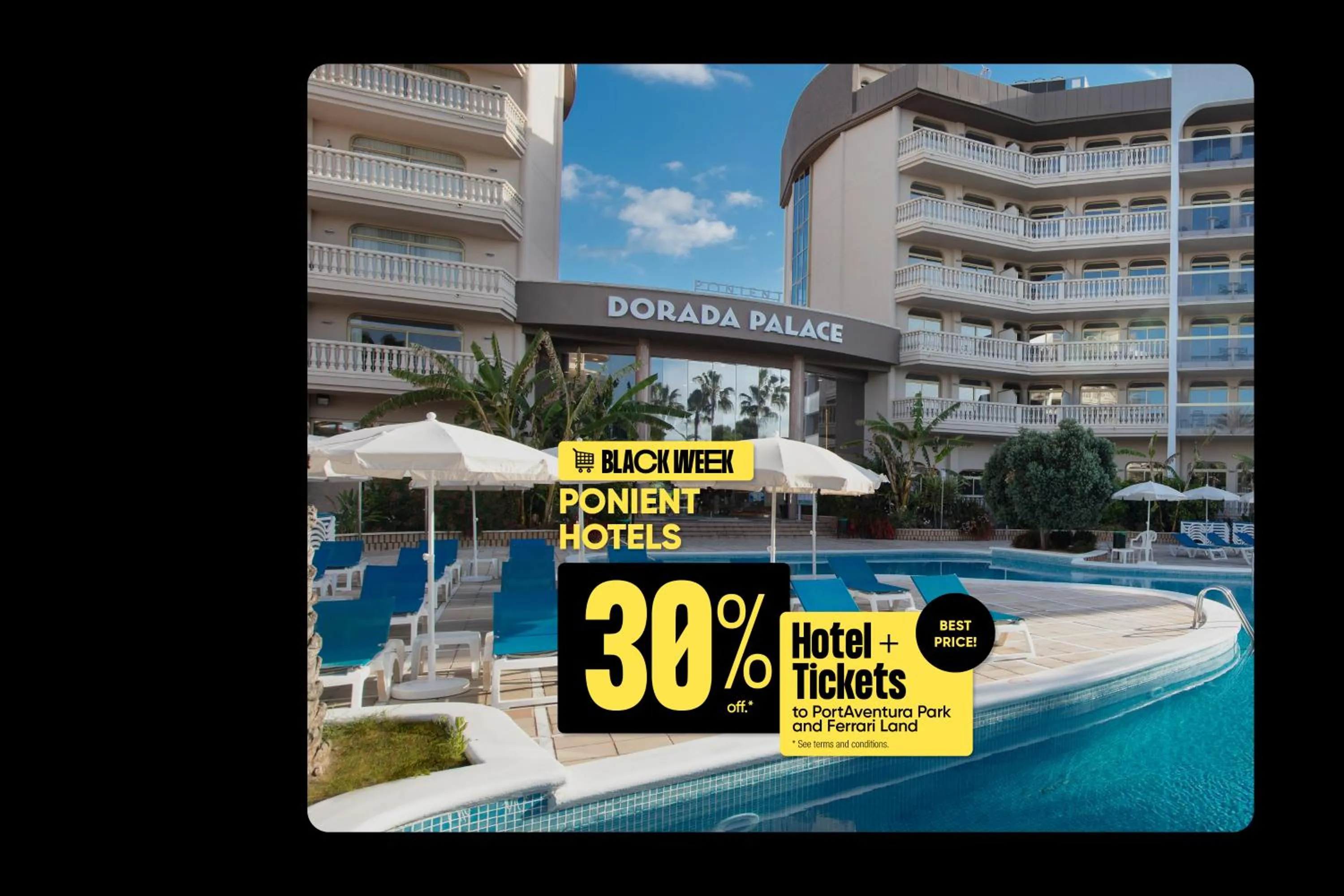 Swimming pool in Ponient Dorada Palace by PortAventura World