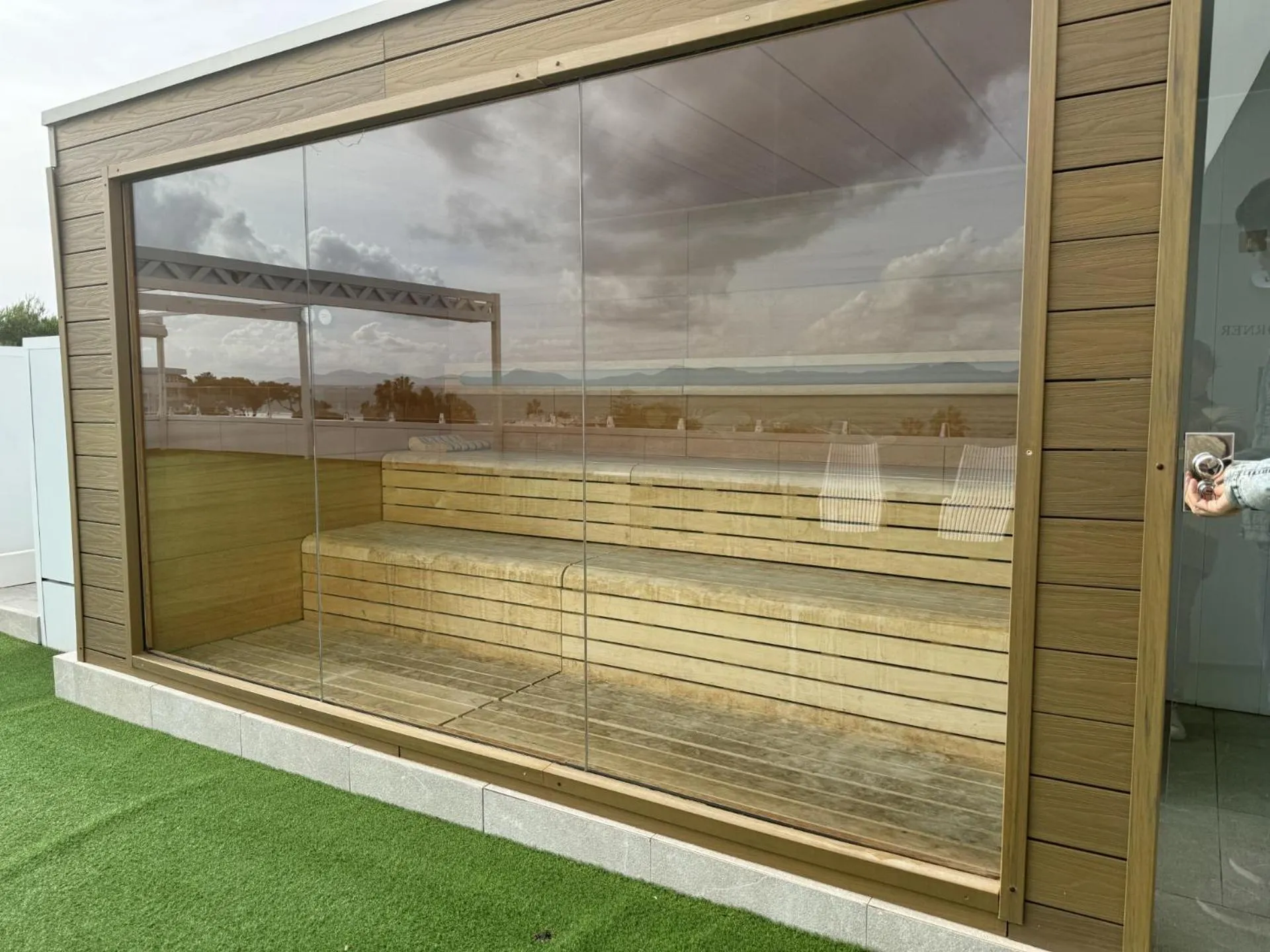 Sauna in Hotel Condesa