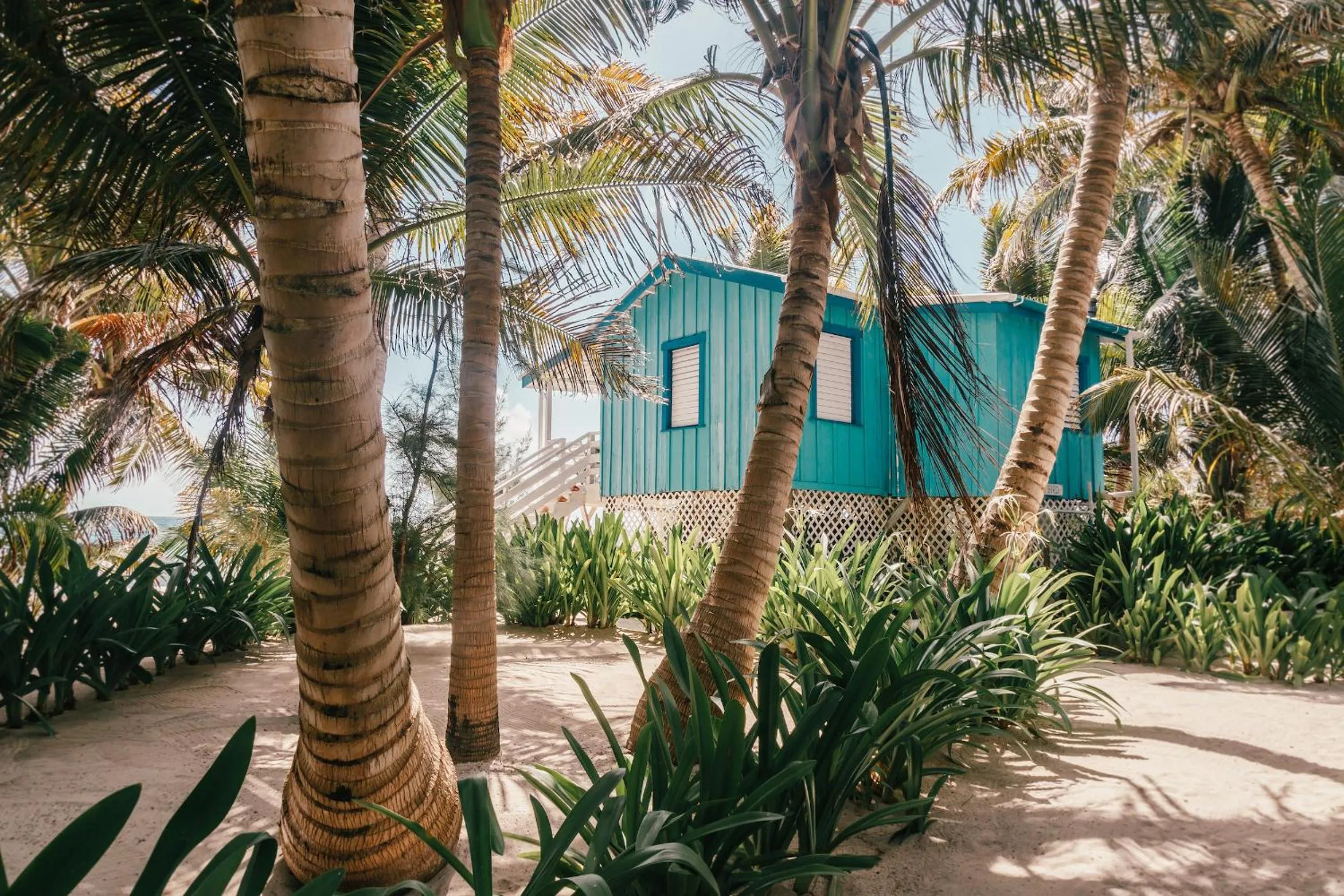 Facade/entrance in Ranguana Caye Cabanas