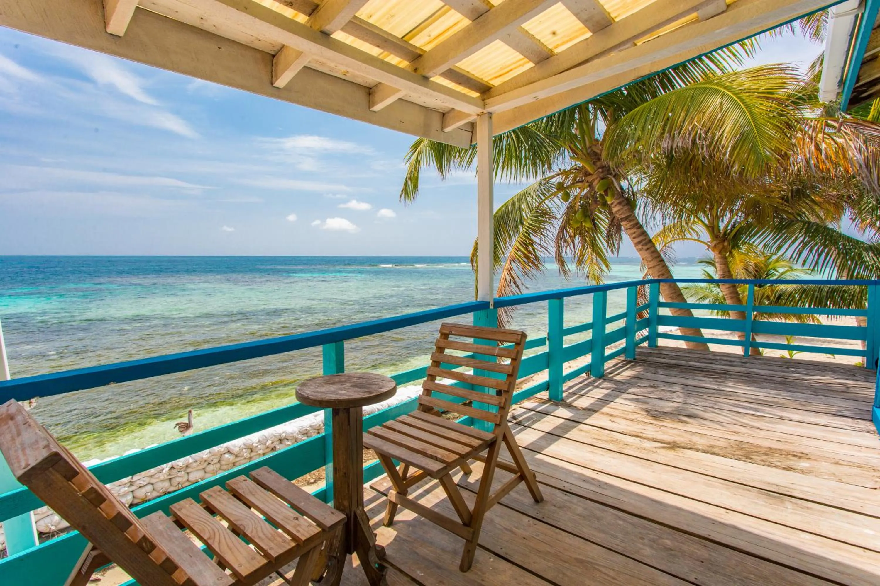 Balcony/Terrace in Ranguana Caye Cabanas