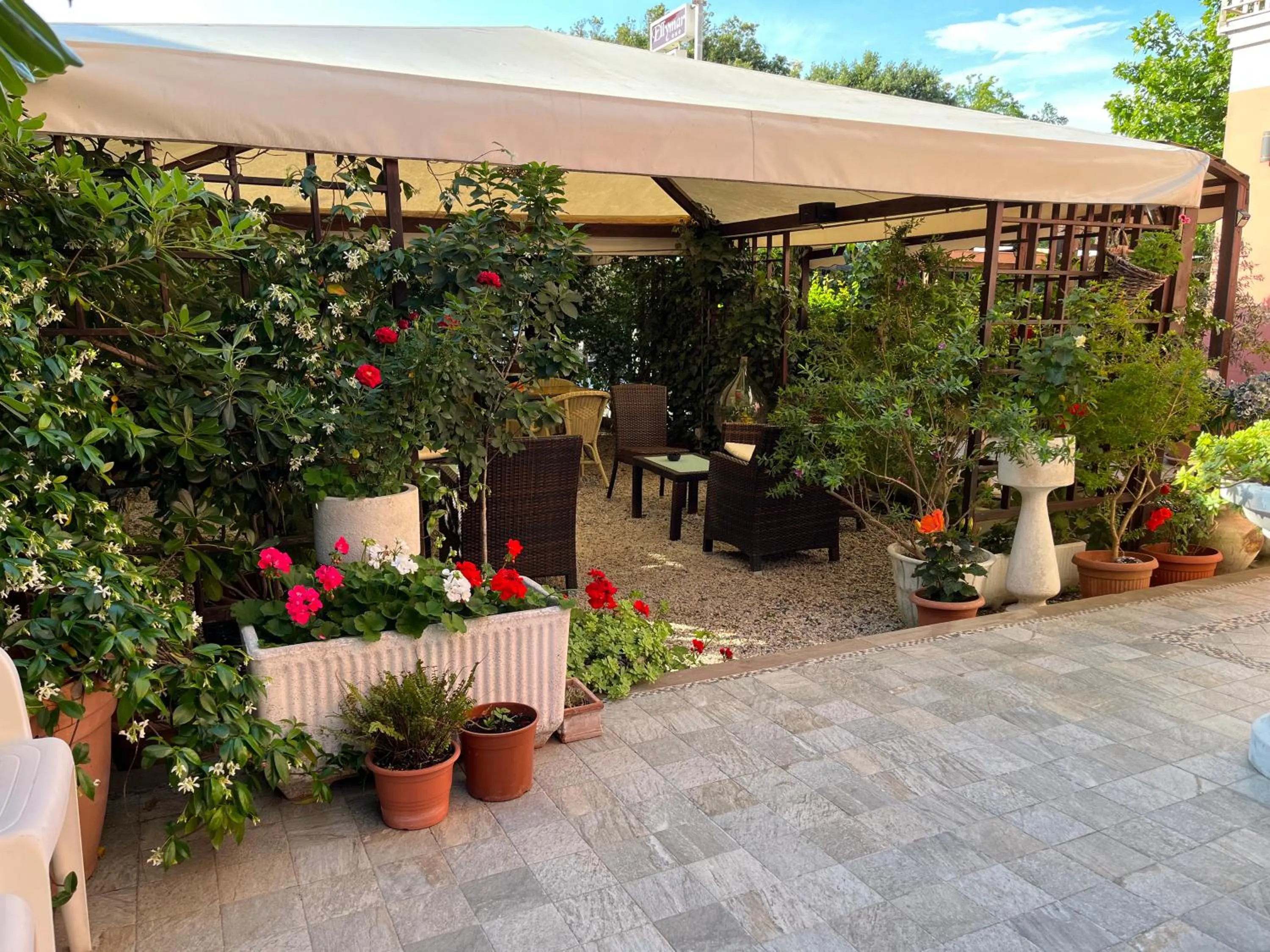 Garden in Hotel Ellymar