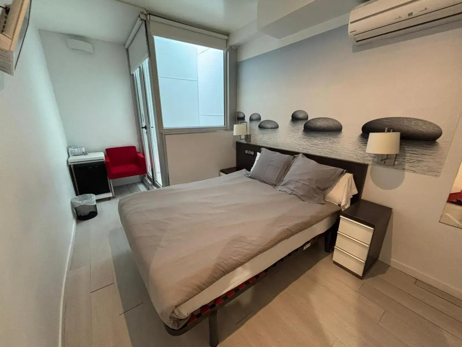 Bed in Hotel Punta Monpas Bed in Hotel Punta Monpas