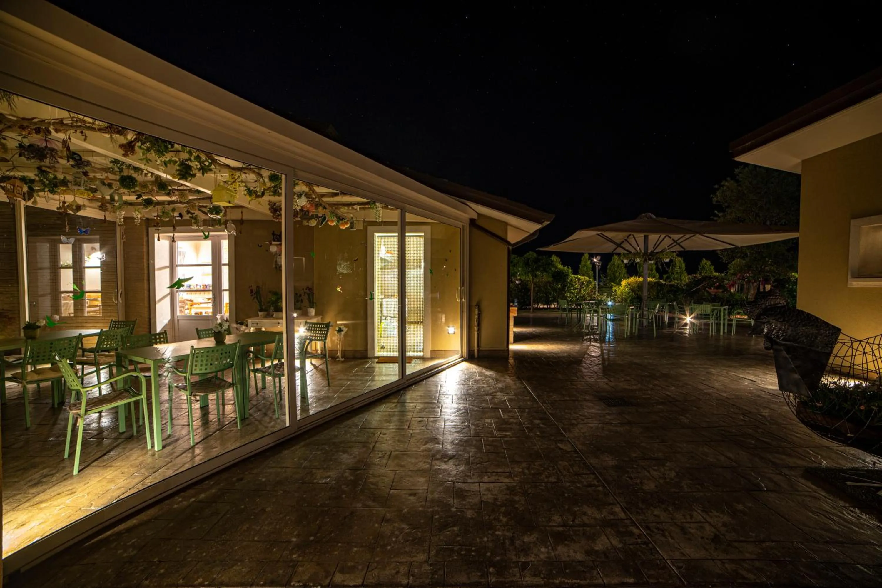 Patio in Agriturismo B&B Vista Parco