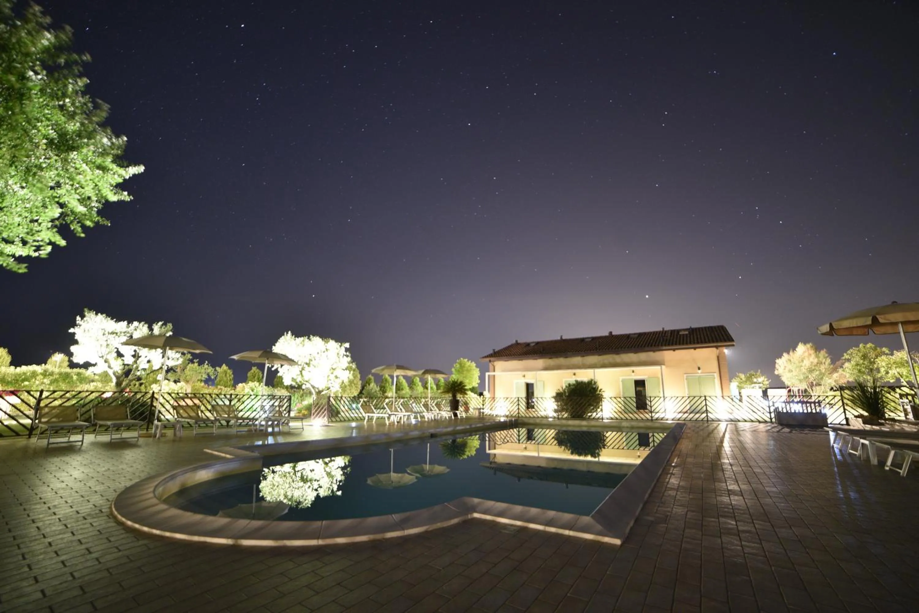 Pool view in Agriturismo B&B Vista Parco