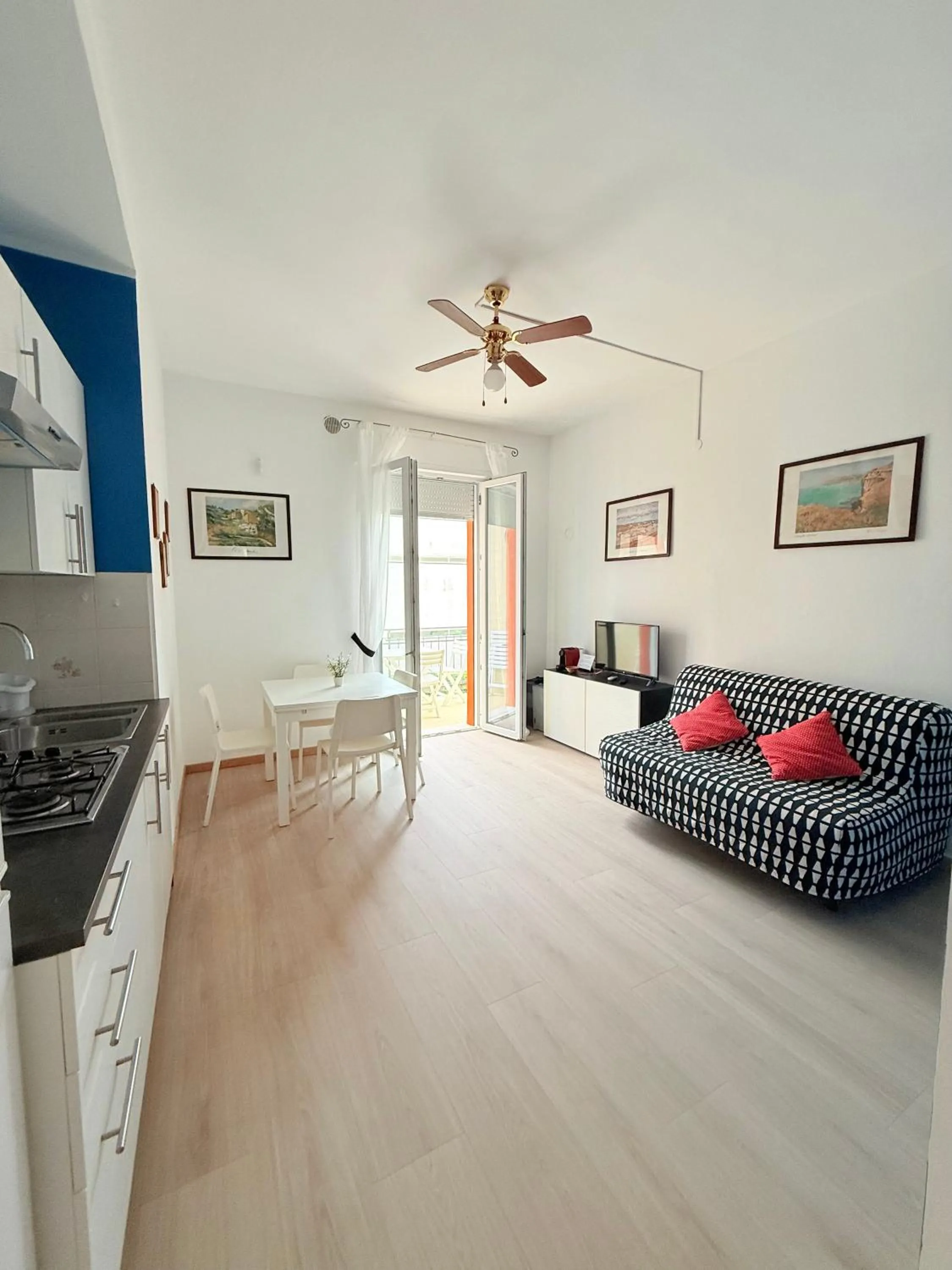 Kitchen or kitchenette in Ville Paola e Daniela