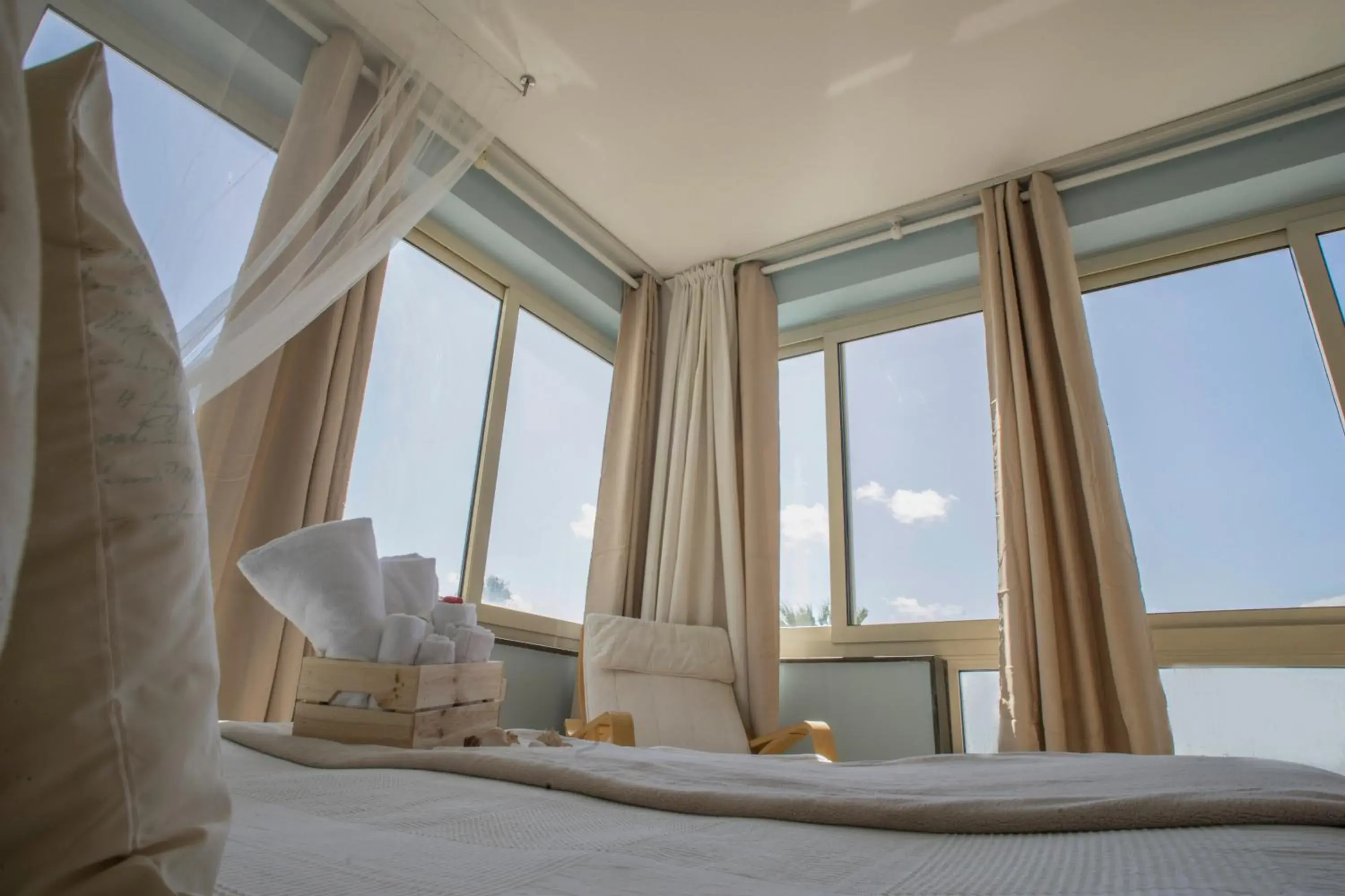 Deluxe Double Room with Sea View in L'Approdo Deluxe Double Room with Sea View in L'Approdo