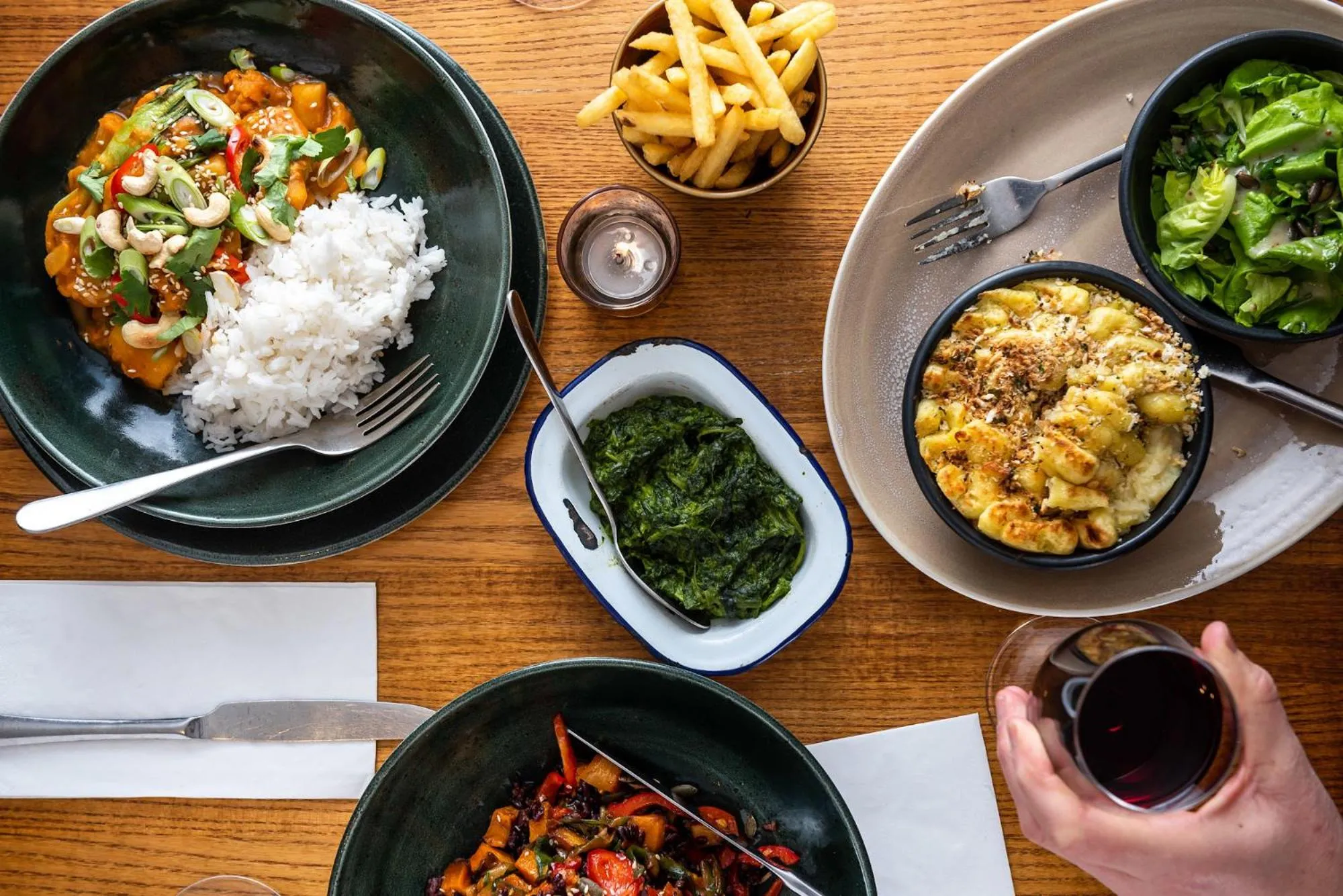 Food and drinks in The Drummond at Albury