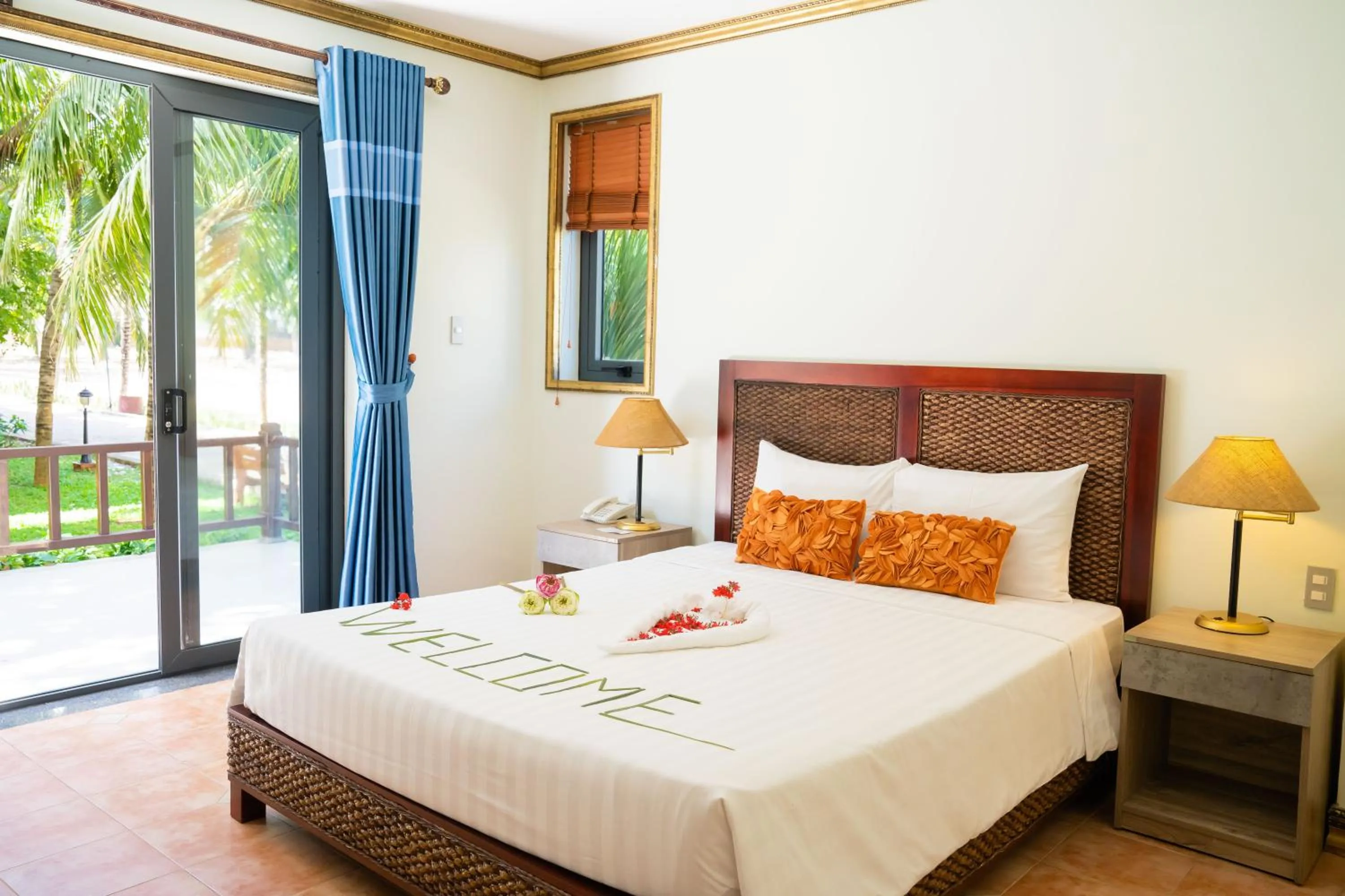 Bed in Lotus Vung Tau Resort & Spa