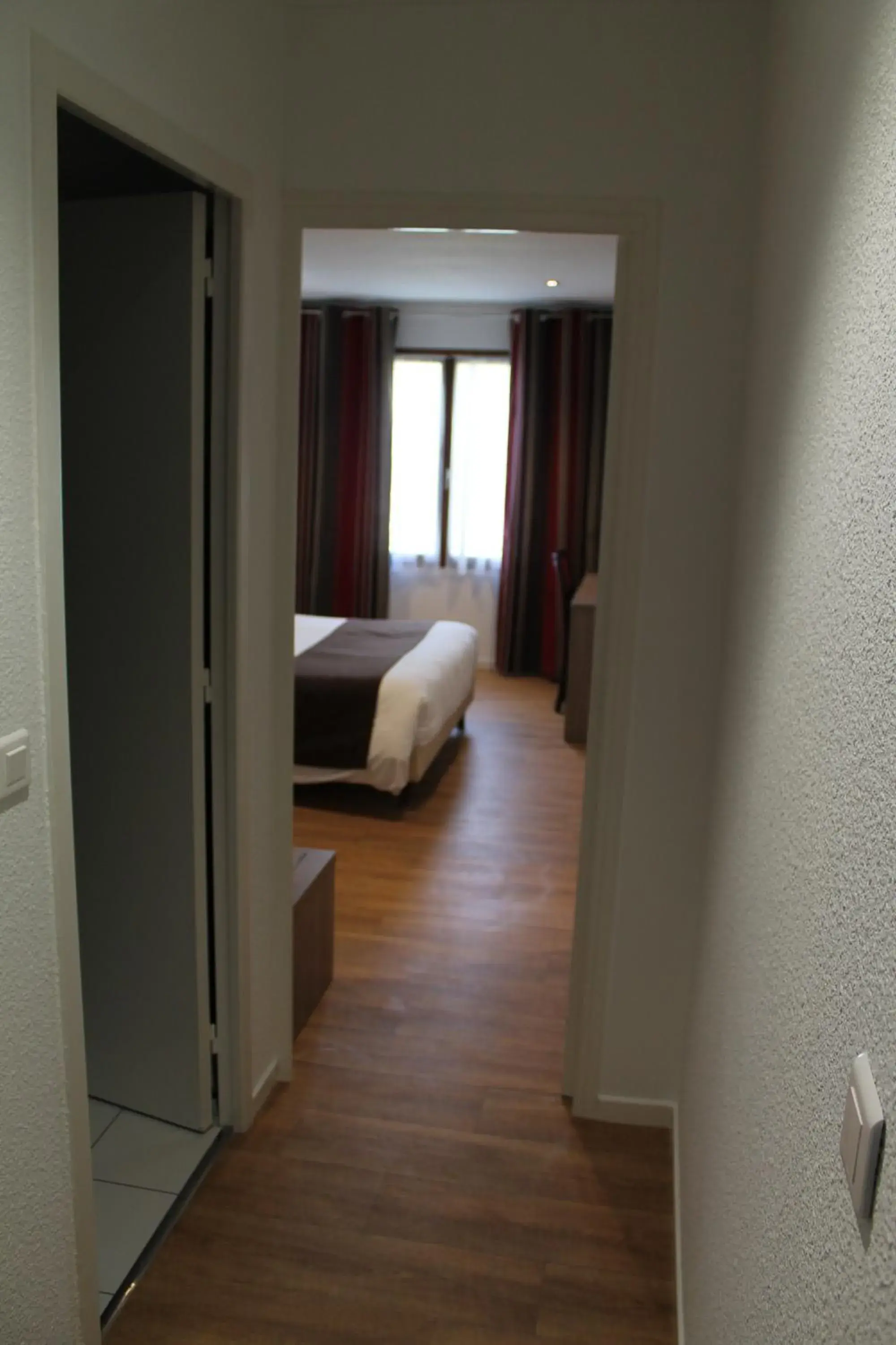 Bedroom, Bed in Logis Hotel Restaurant de l'Abbaye Bedroom, Bed in Logis Hotel Restaurant de l'Abbaye