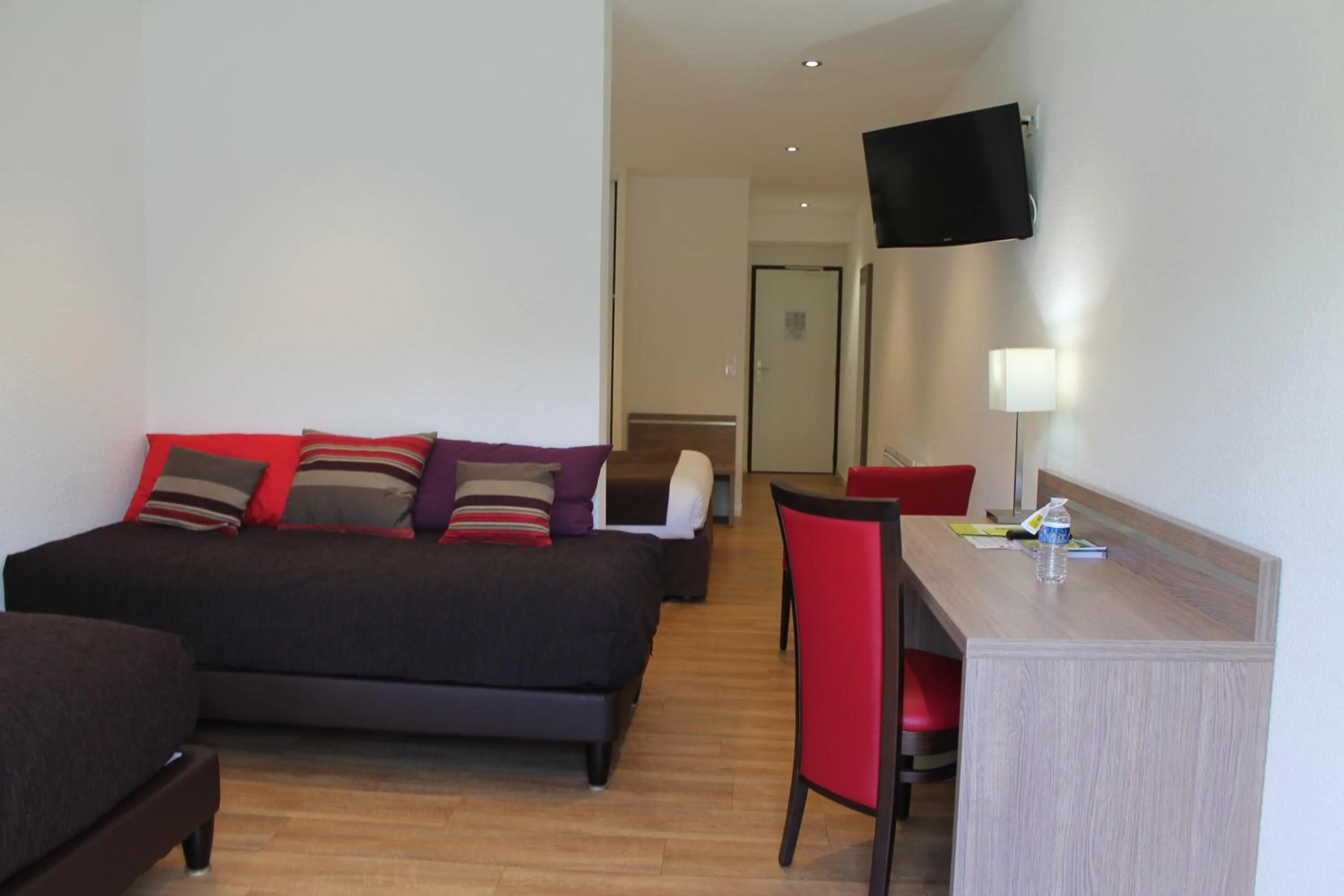 Living room in Logis Hotel Restaurant de l'Abbaye