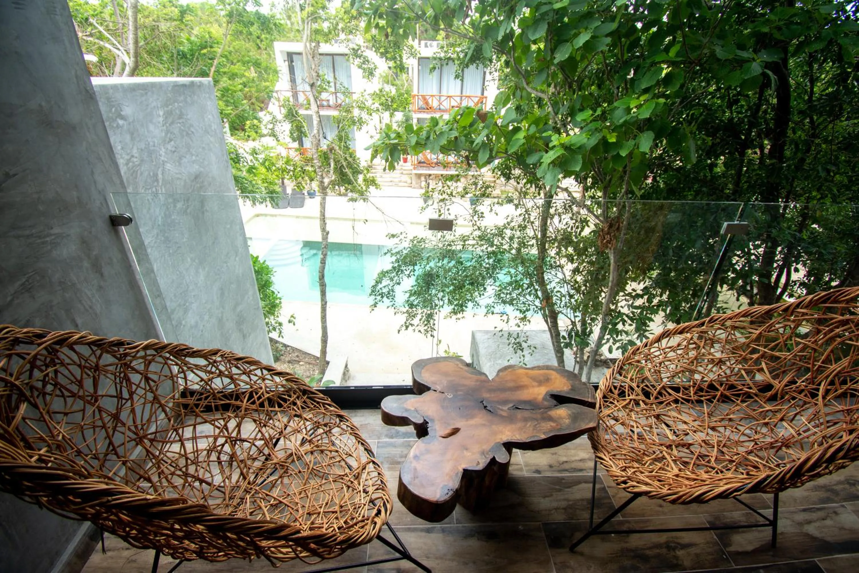 Balcony/Terrace in Hotel Casa Tortuga Tulum - Cenotes Park Inclusive