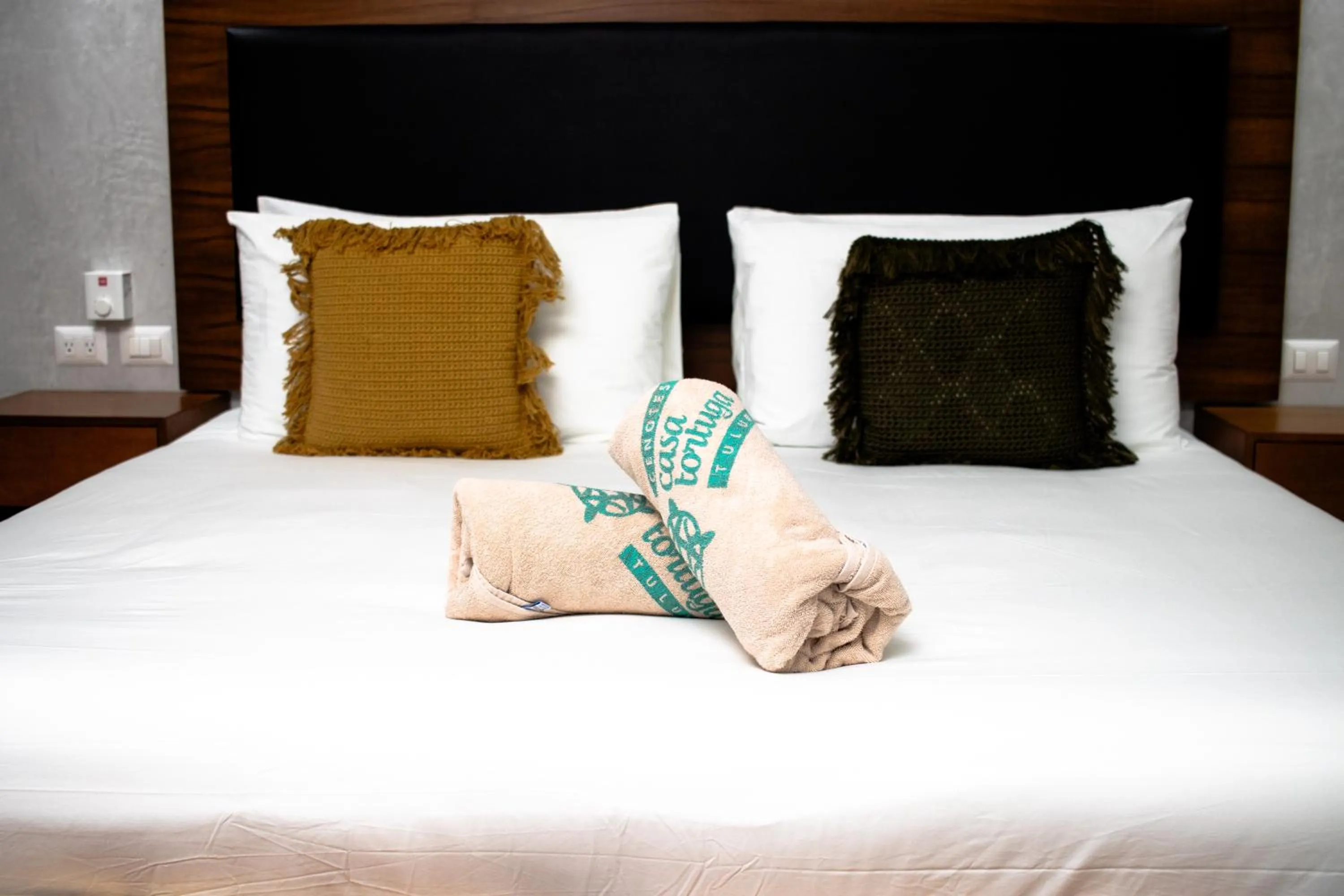 Bed in Hotel Casa Tortuga Tulum - Cenotes Park Inclusive