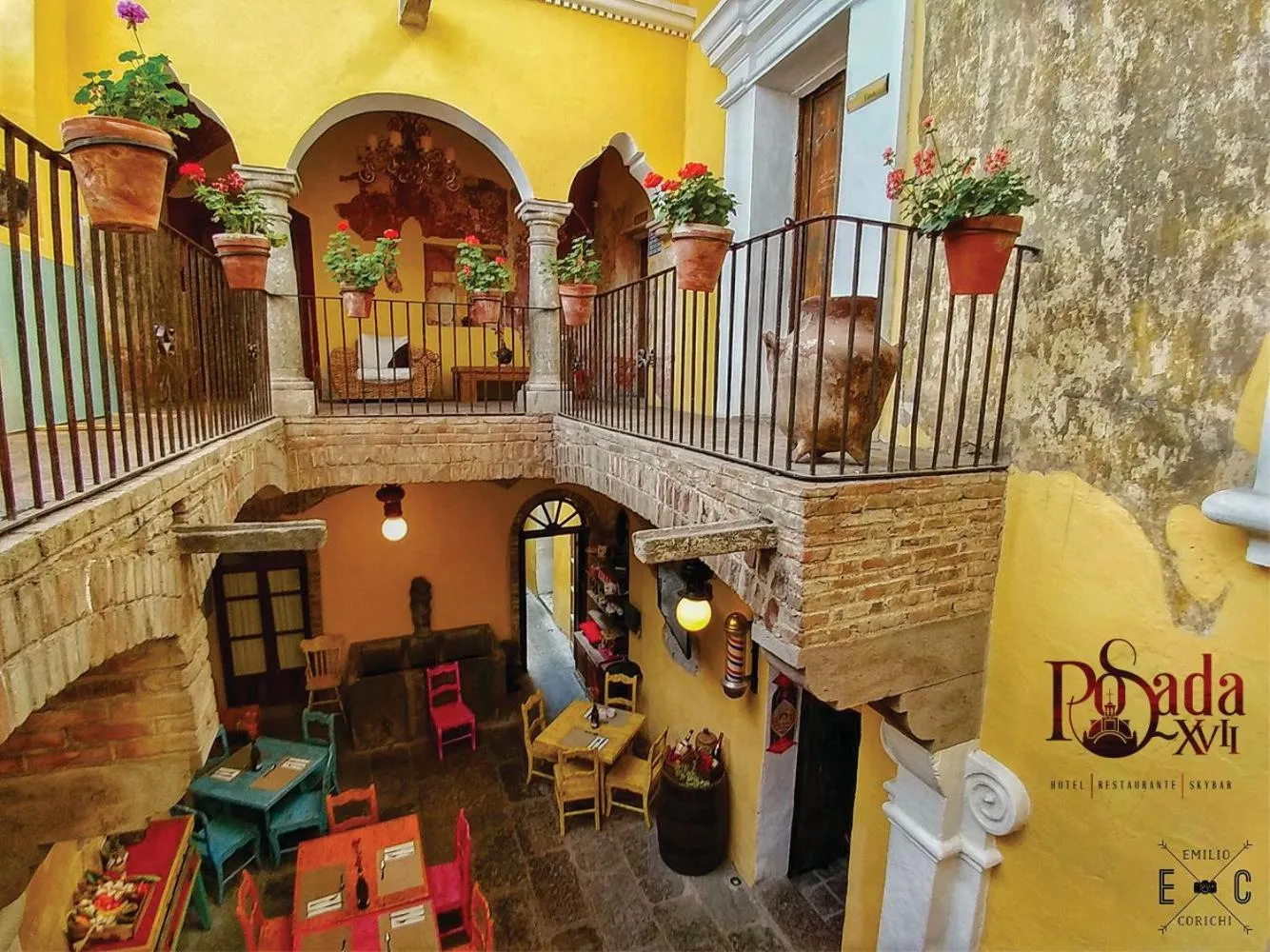 Property building in Hotel Boutique Posada XVII