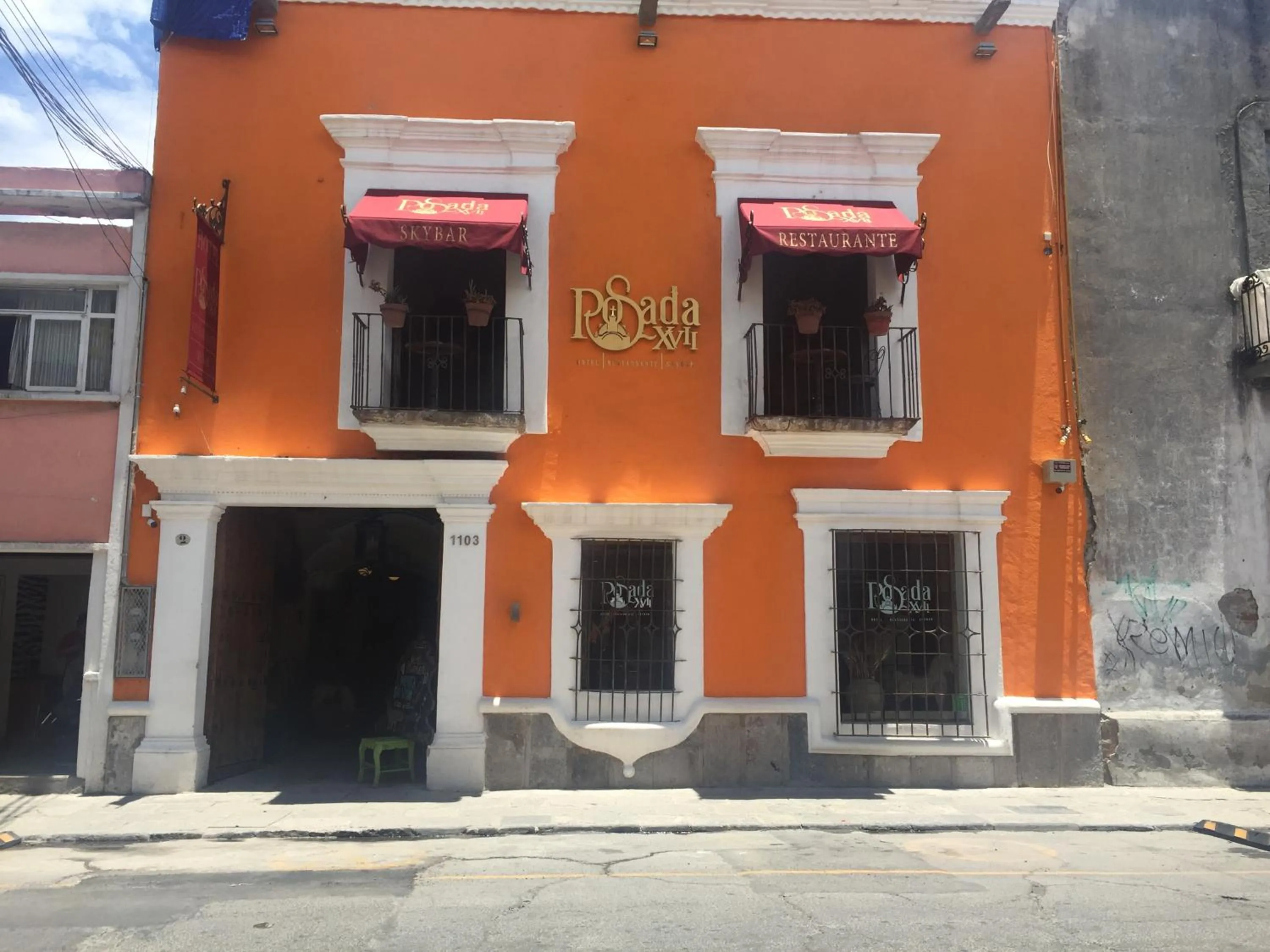 Property building in Hotel Boutique Posada XVII