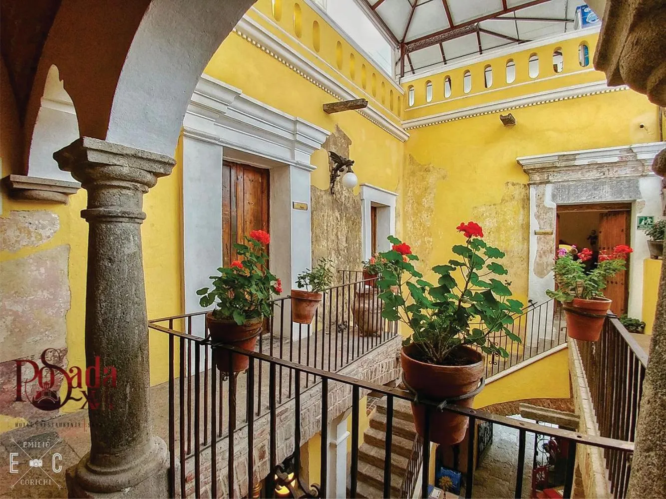 Property building in Hotel Boutique Posada XVII